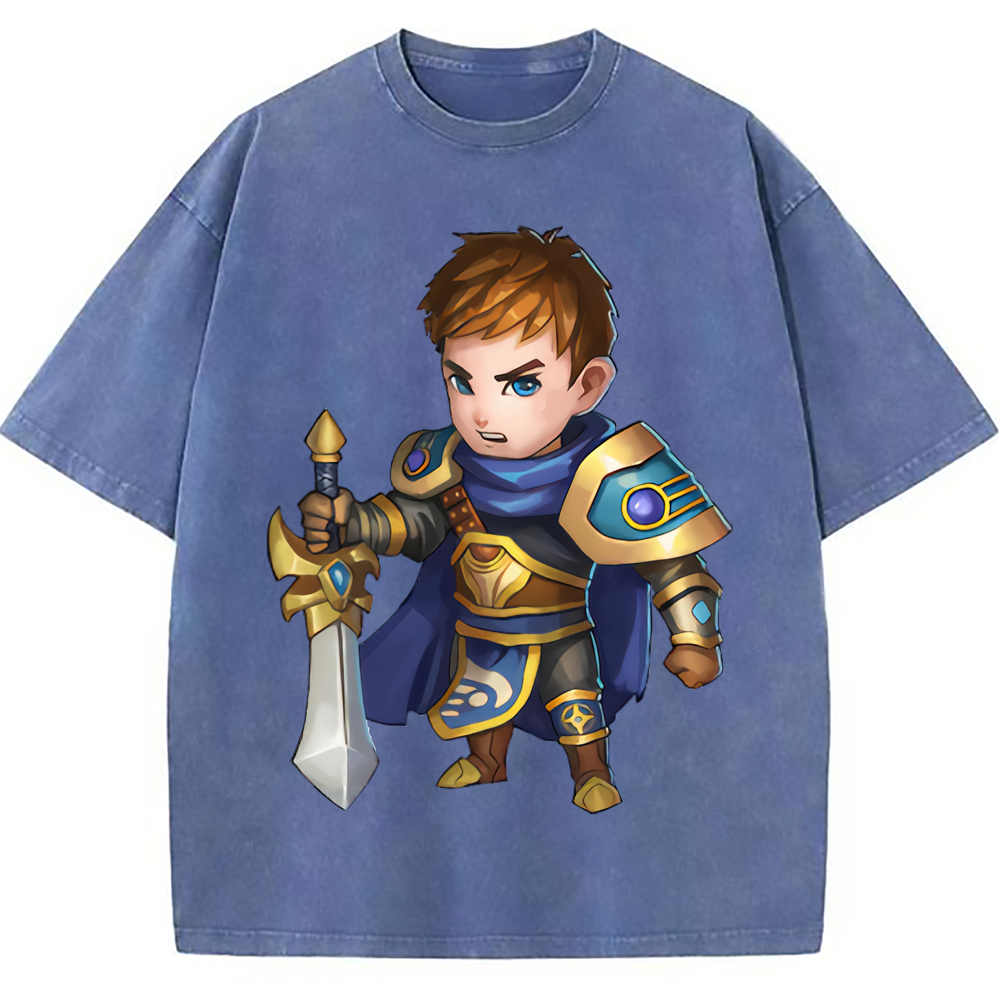 （画像用） リーグ・オブ・レジェンド League of Legends LOL 綿100% ヴィンテージ風 半袖Tシャツ（フロントプリント）