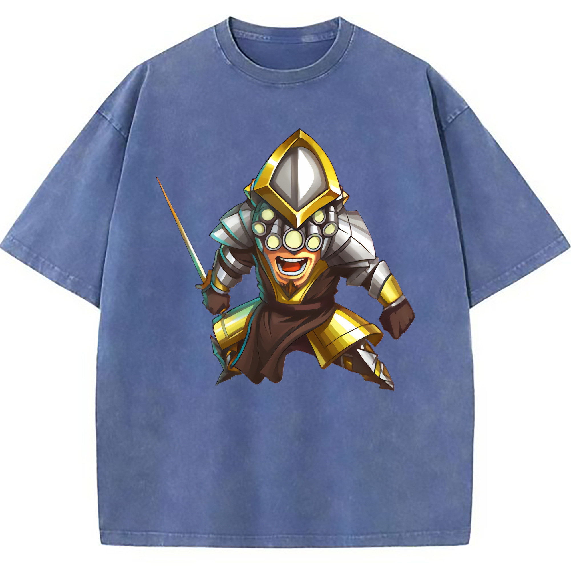 （画像用） リーグ・オブ・レジェンド League of Legends LOL 綿100% ヴィンテージ風 半袖Tシャツ（フロントプリント）