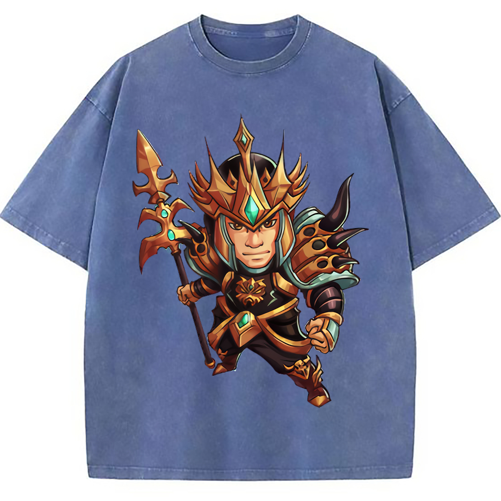 （画像用） リーグ・オブ・レジェンド League of Legends LOL 綿100% ヴィンテージ風 半袖Tシャツ（フロントプリント）