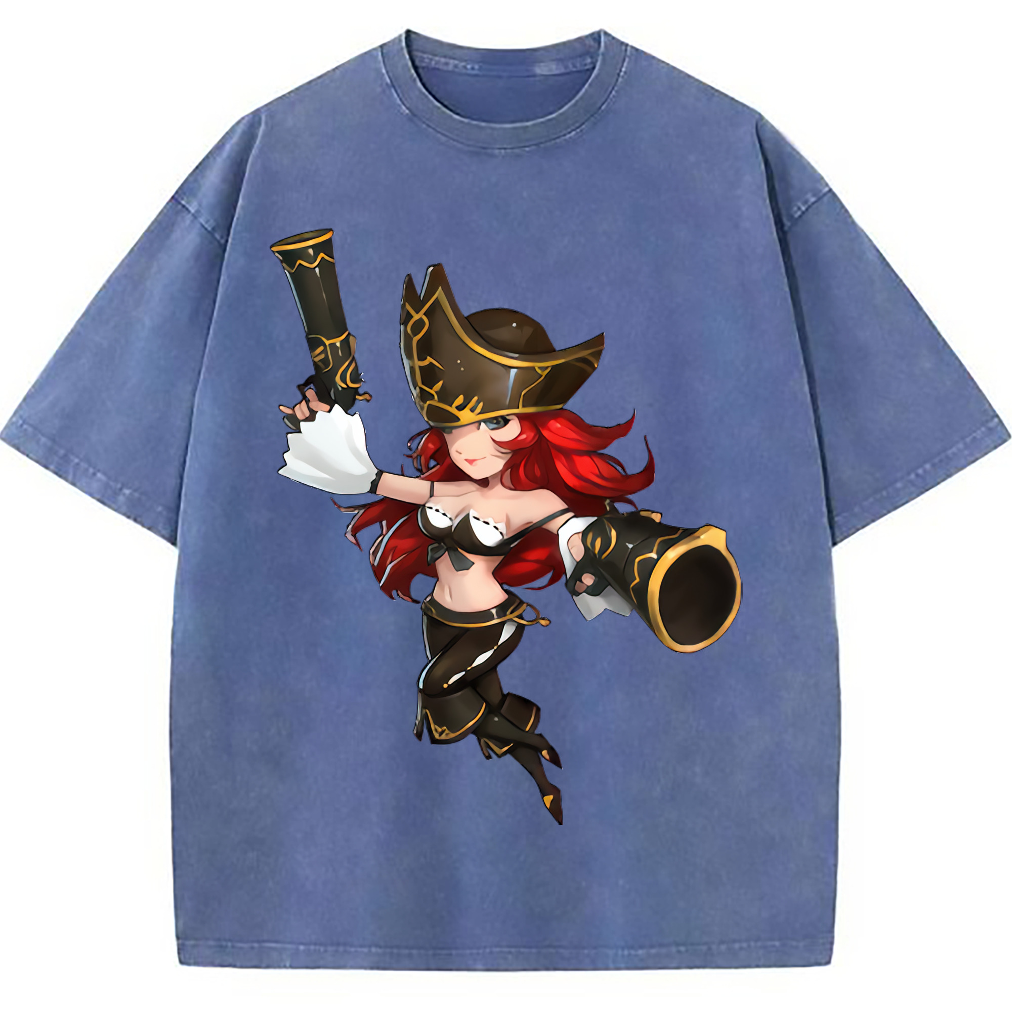 （画像用） リーグ・オブ・レジェンド League of Legends LOL 綿100% ヴィンテージ風 半袖Tシャツ（フロントプリント）