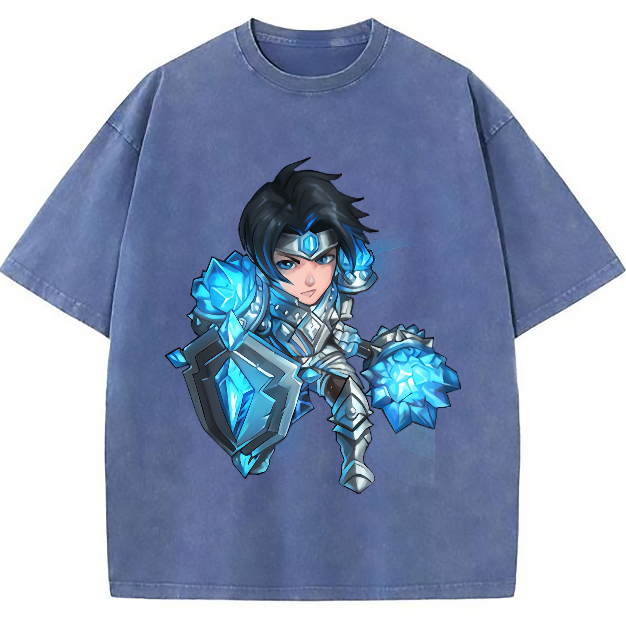 （画像用） リーグ・オブ・レジェンド League of Legends LOL 綿100% ヴィンテージ風 半袖Tシャツ（フロントプリント）