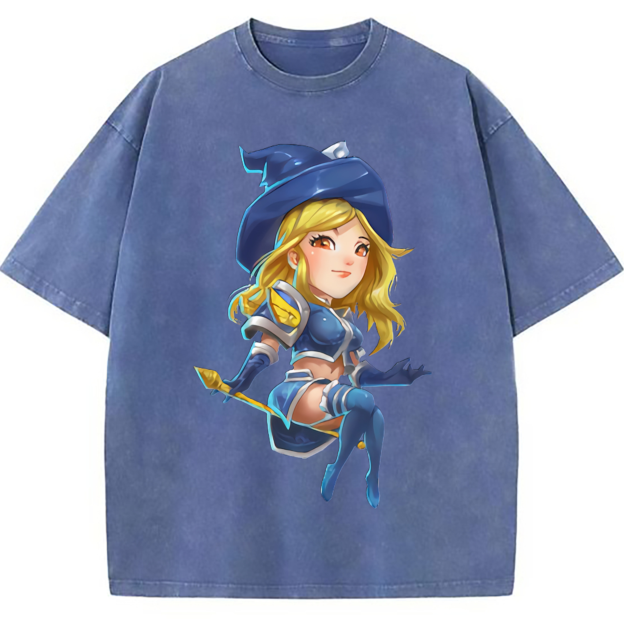 （画像用） リーグ・オブ・レジェンド League of Legends LOL 綿100% ヴィンテージ風 半袖Tシャツ（フロントプリント）