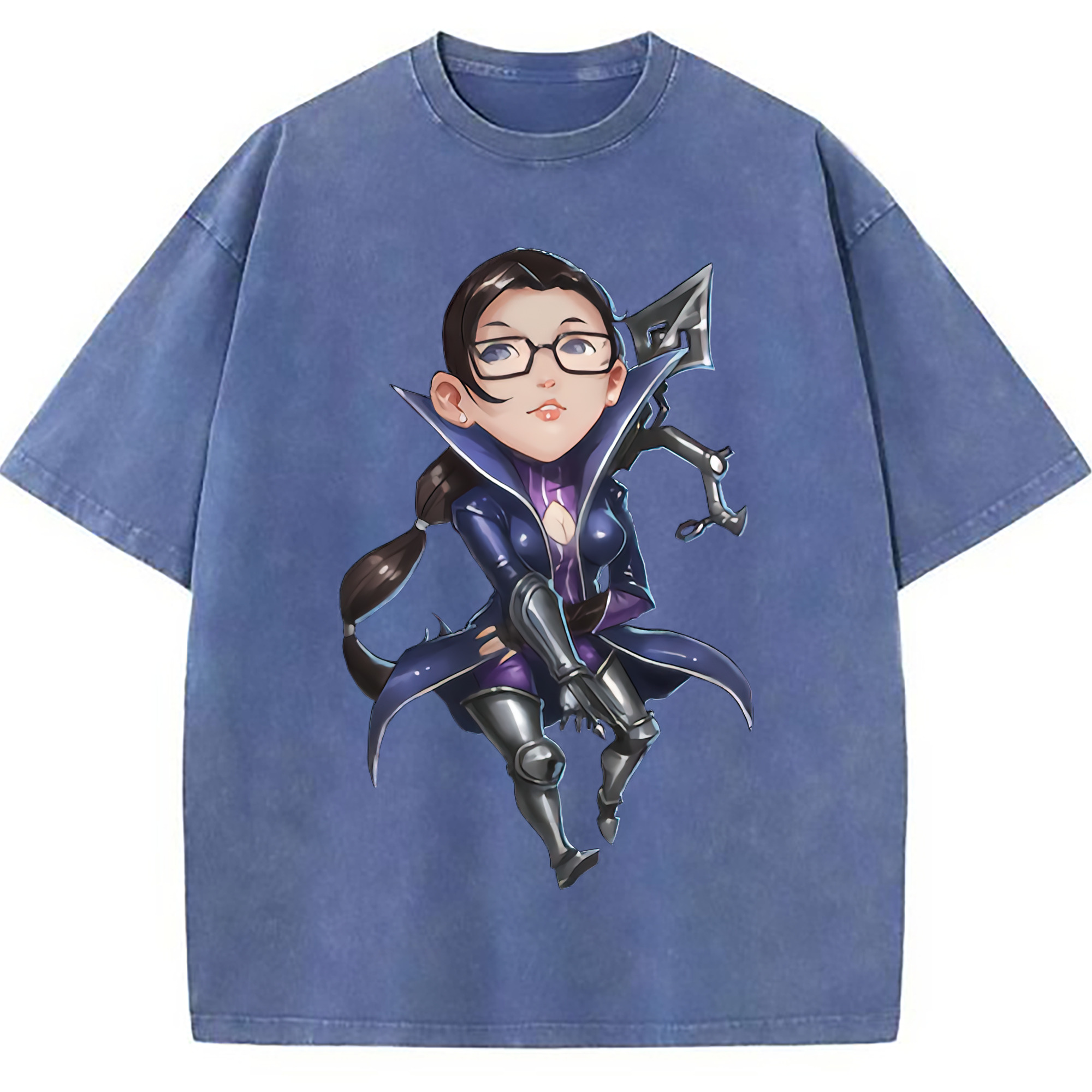 （画像用） リーグ・オブ・レジェンド League of Legends LOL 綿100% ヴィンテージ風 半袖Tシャツ（フロントプリント）