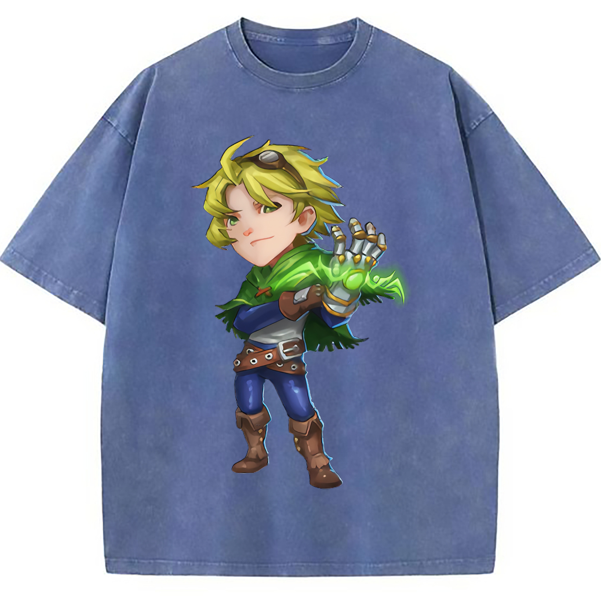 （画像用） リーグ・オブ・レジェンド League of Legends LOL 綿100% ヴィンテージ風 半袖Tシャツ（フロントプリント）
