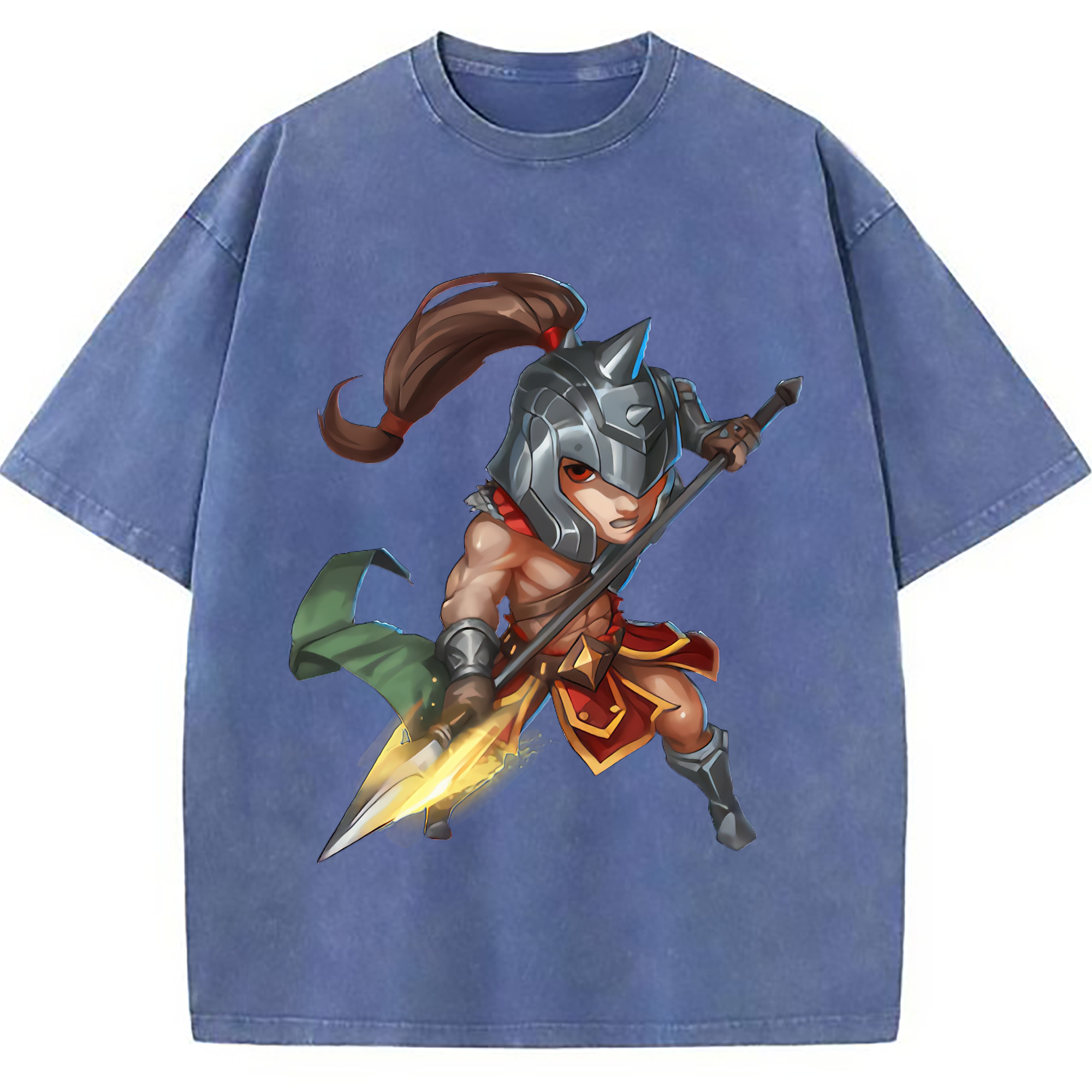 （画像用） リーグ・オブ・レジェンド League of Legends LOL 綿100% ヴィンテージ風 半袖Tシャツ（フロントプリント）