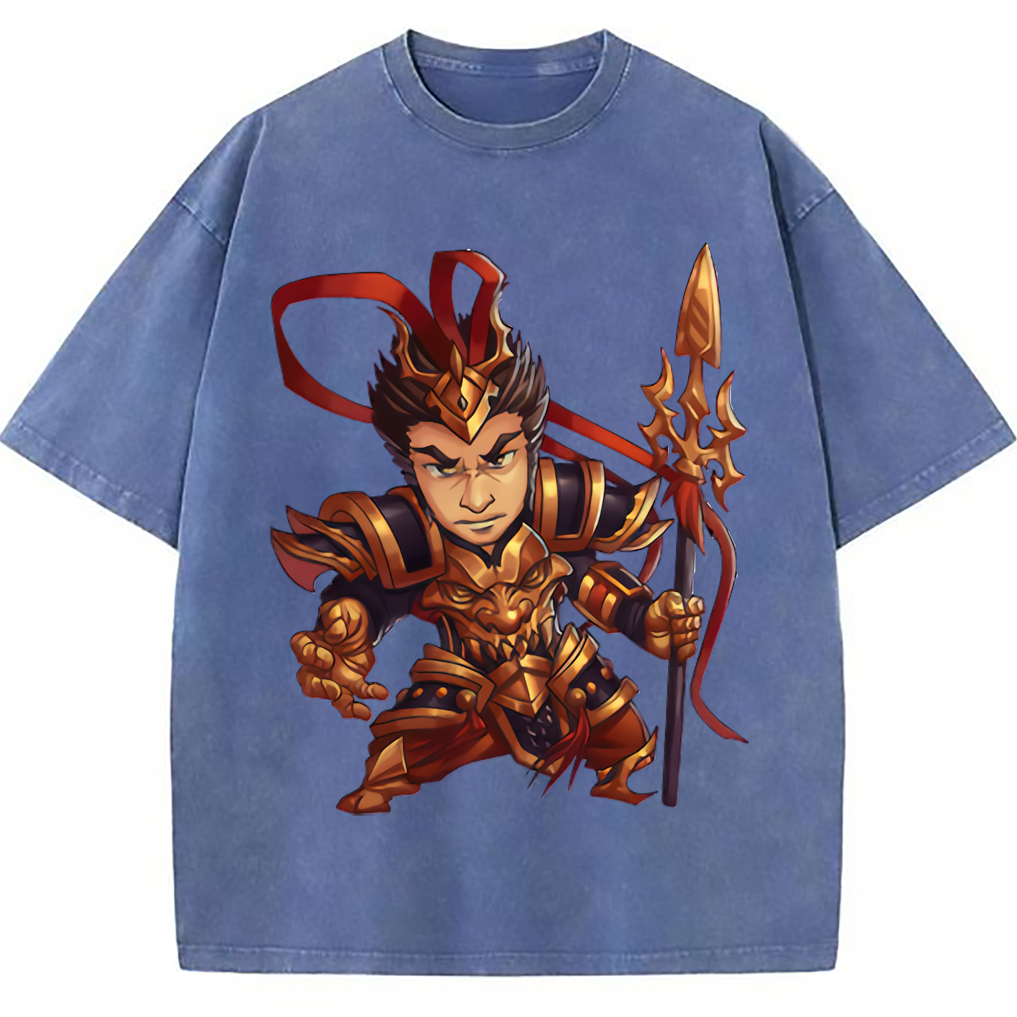 （画像用） リーグ・オブ・レジェンド League of Legends LOL 綿100% ヴィンテージ風 半袖Tシャツ（フロントプリント）