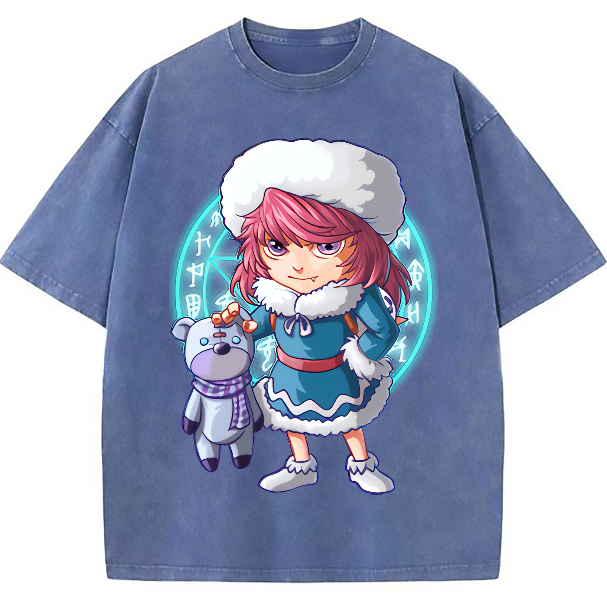 （画像用） リーグ・オブ・レジェンド League of Legends LOL 綿100% ヴィンテージ風 半袖Tシャツ（フロントプリント）