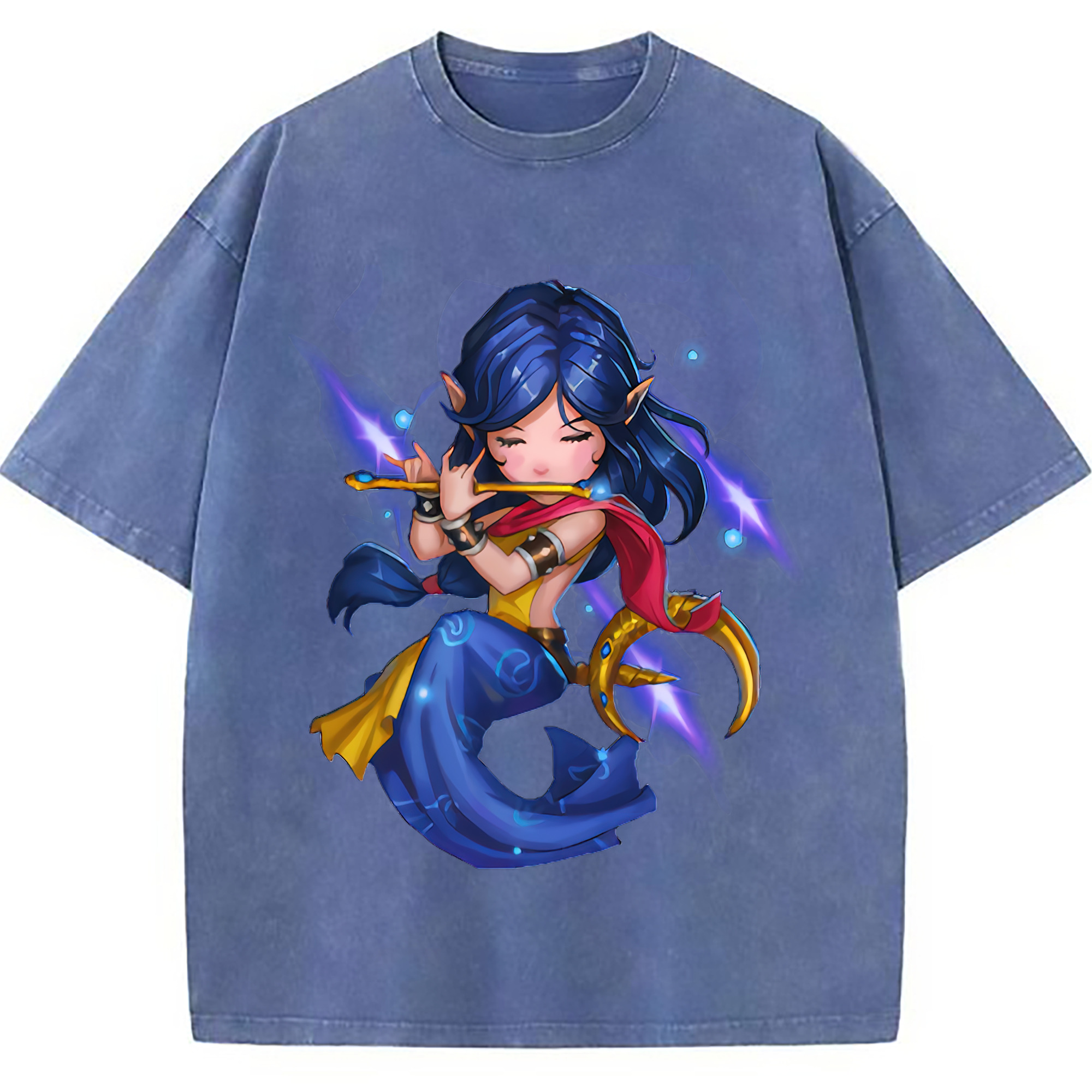 （画像用） リーグ・オブ・レジェンド League of Legends LOL 綿100% ヴィンテージ風 半袖Tシャツ（フロントプリント）