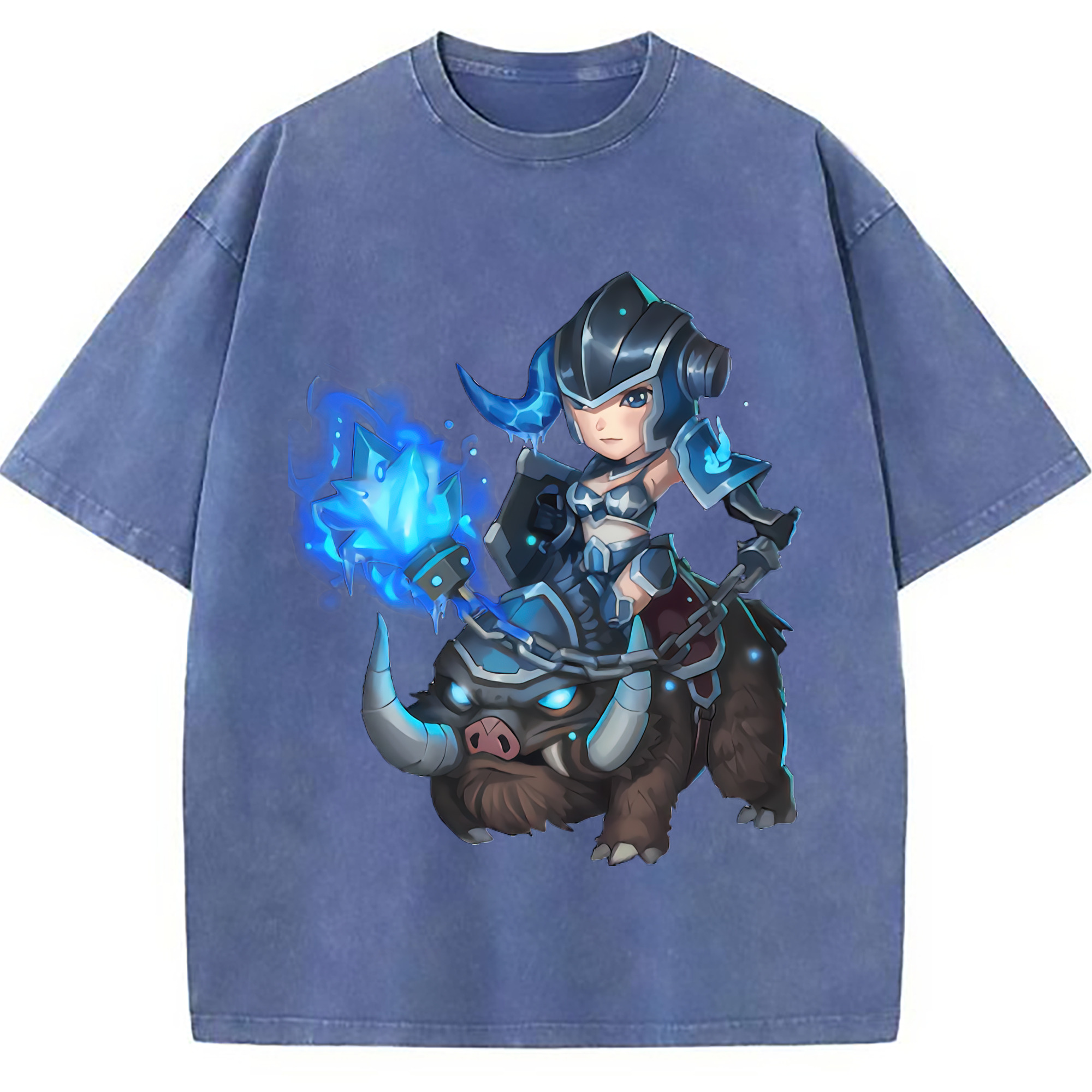 （画像用） リーグ・オブ・レジェンド League of Legends LOL 綿100% ヴィンテージ風 半袖Tシャツ（フロントプリント）