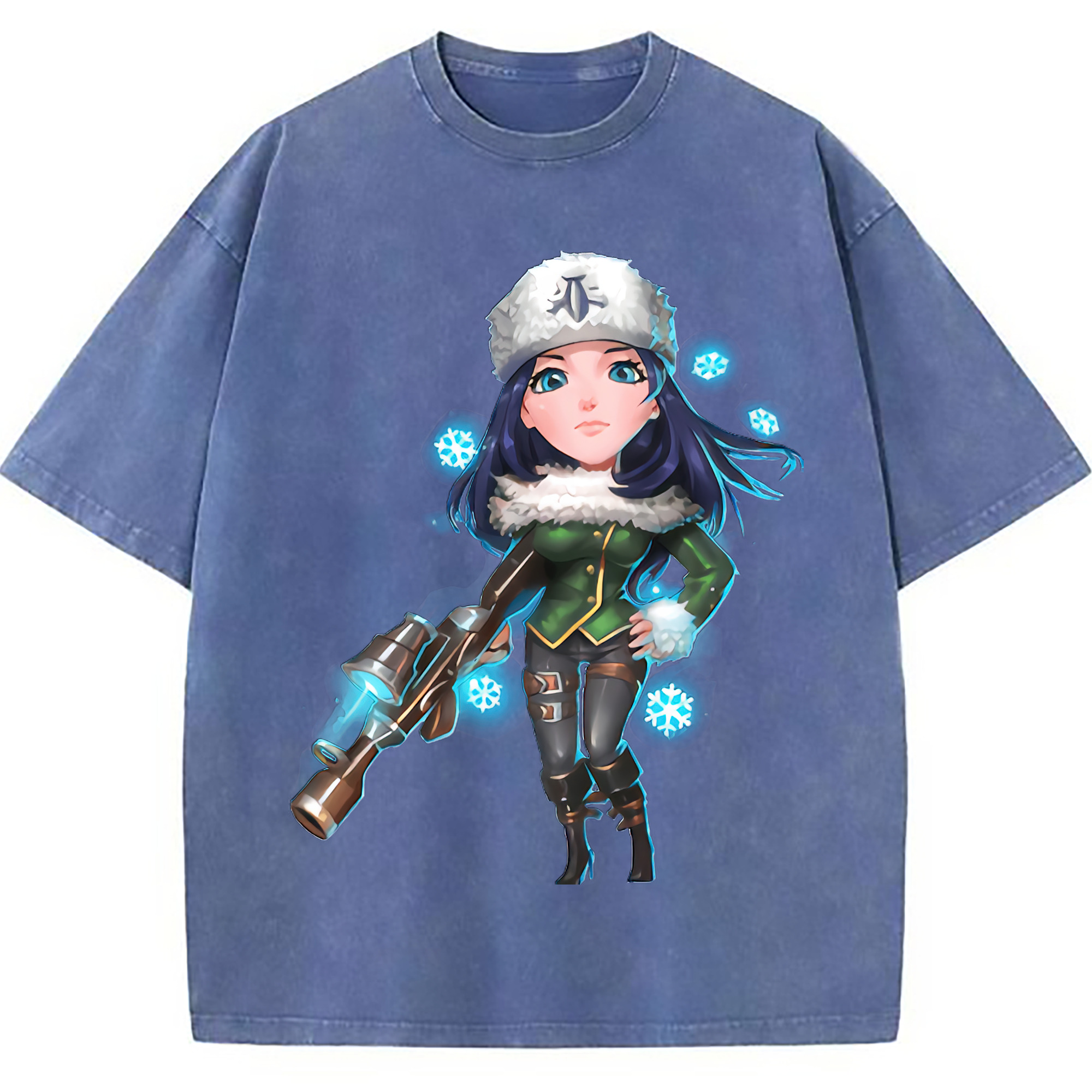 （画像用） リーグ・オブ・レジェンド League of Legends LOL 綿100% ヴィンテージ風 半袖Tシャツ（フロントプリント）