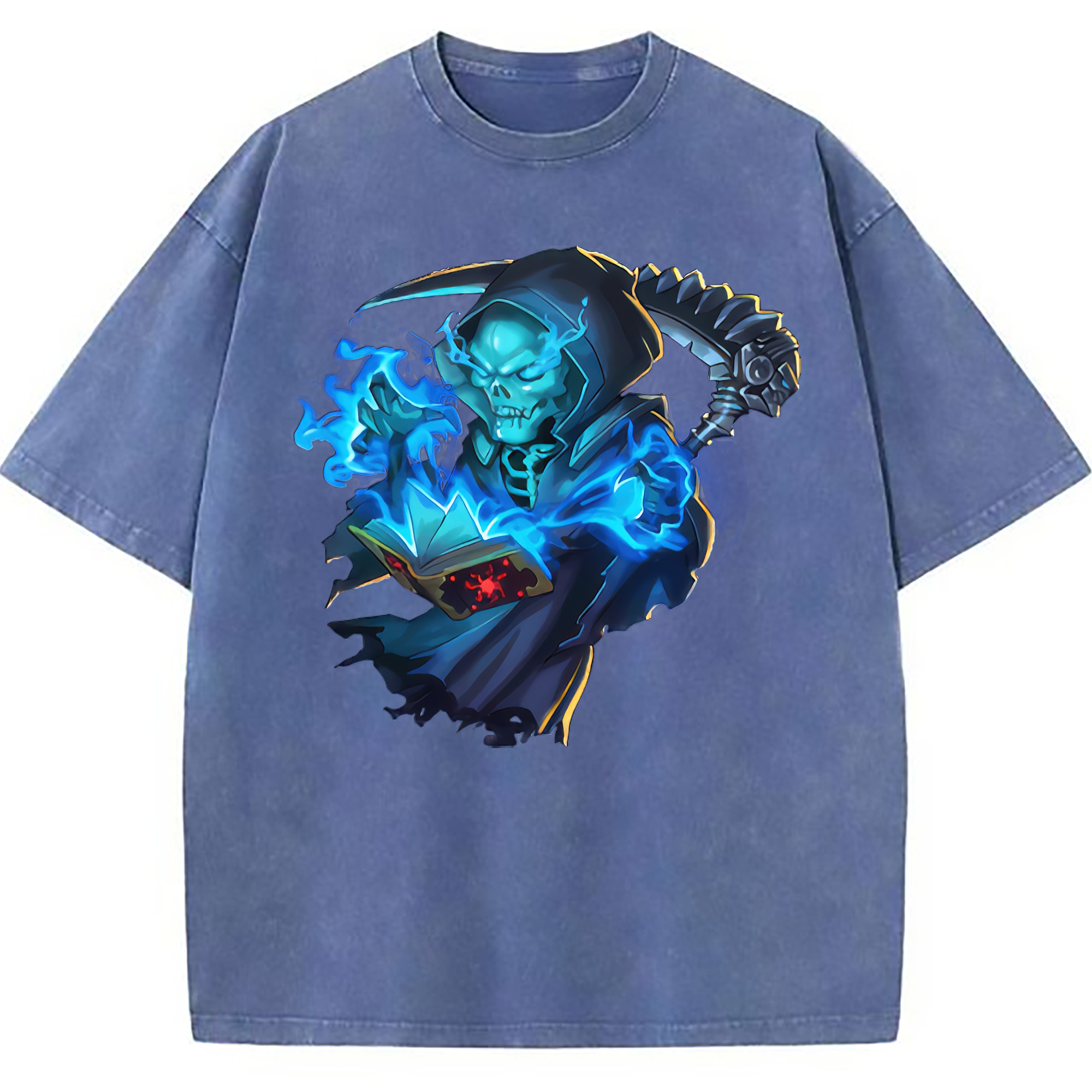 （画像用） リーグ・オブ・レジェンド League of Legends LOL 綿100% ヴィンテージ風 半袖Tシャツ（フロントプリント）
