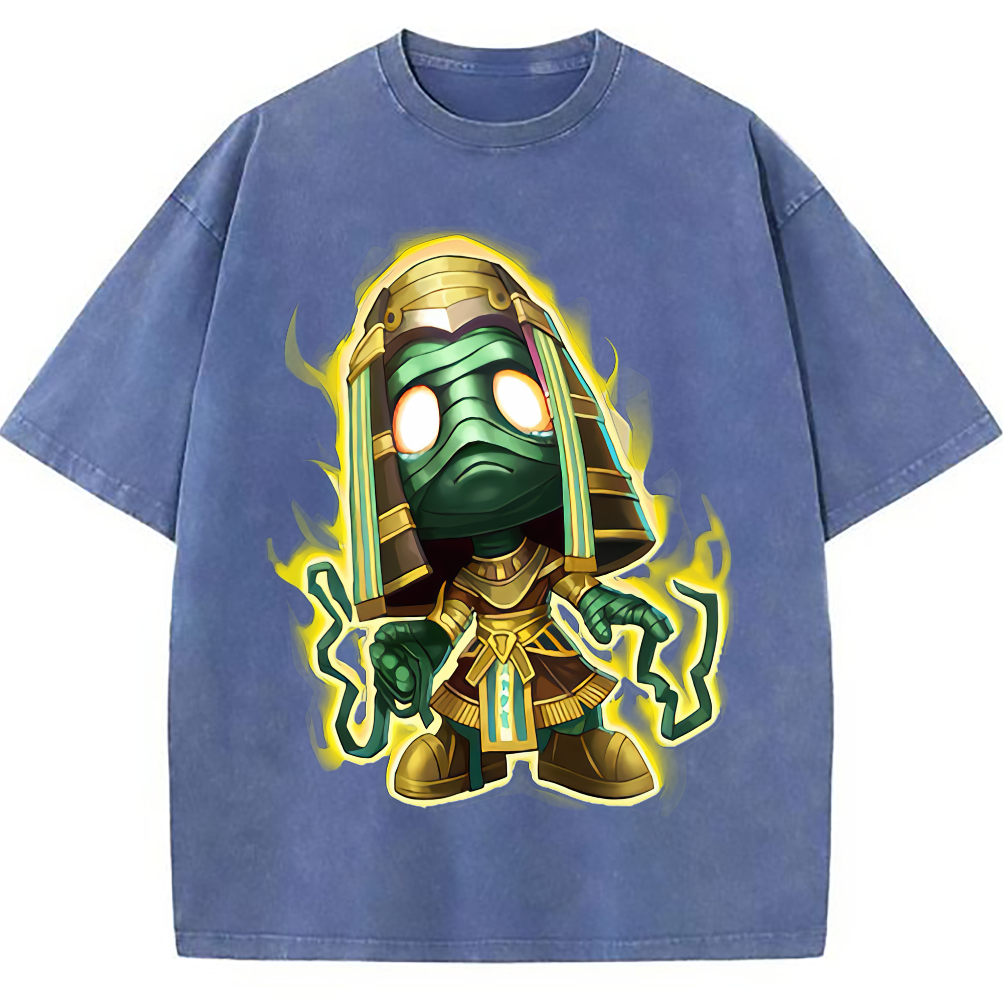 （画像用） リーグ・オブ・レジェンド League of Legends LOL 綿100% ヴィンテージ風 半袖Tシャツ（フロントプリント）