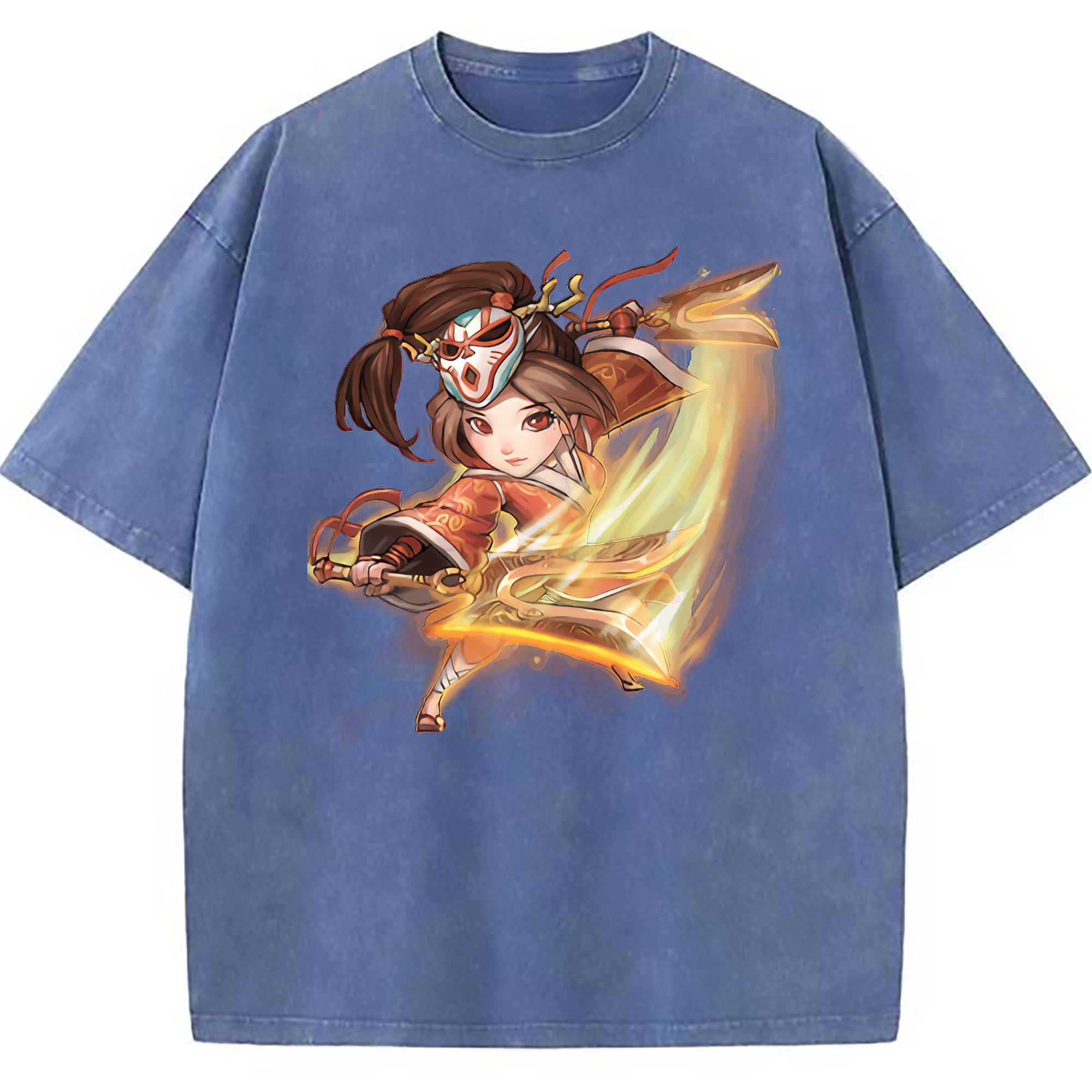 （画像用） リーグ・オブ・レジェンド League of Legends LOL 綿100% ヴィンテージ風 半袖Tシャツ（フロントプリント）