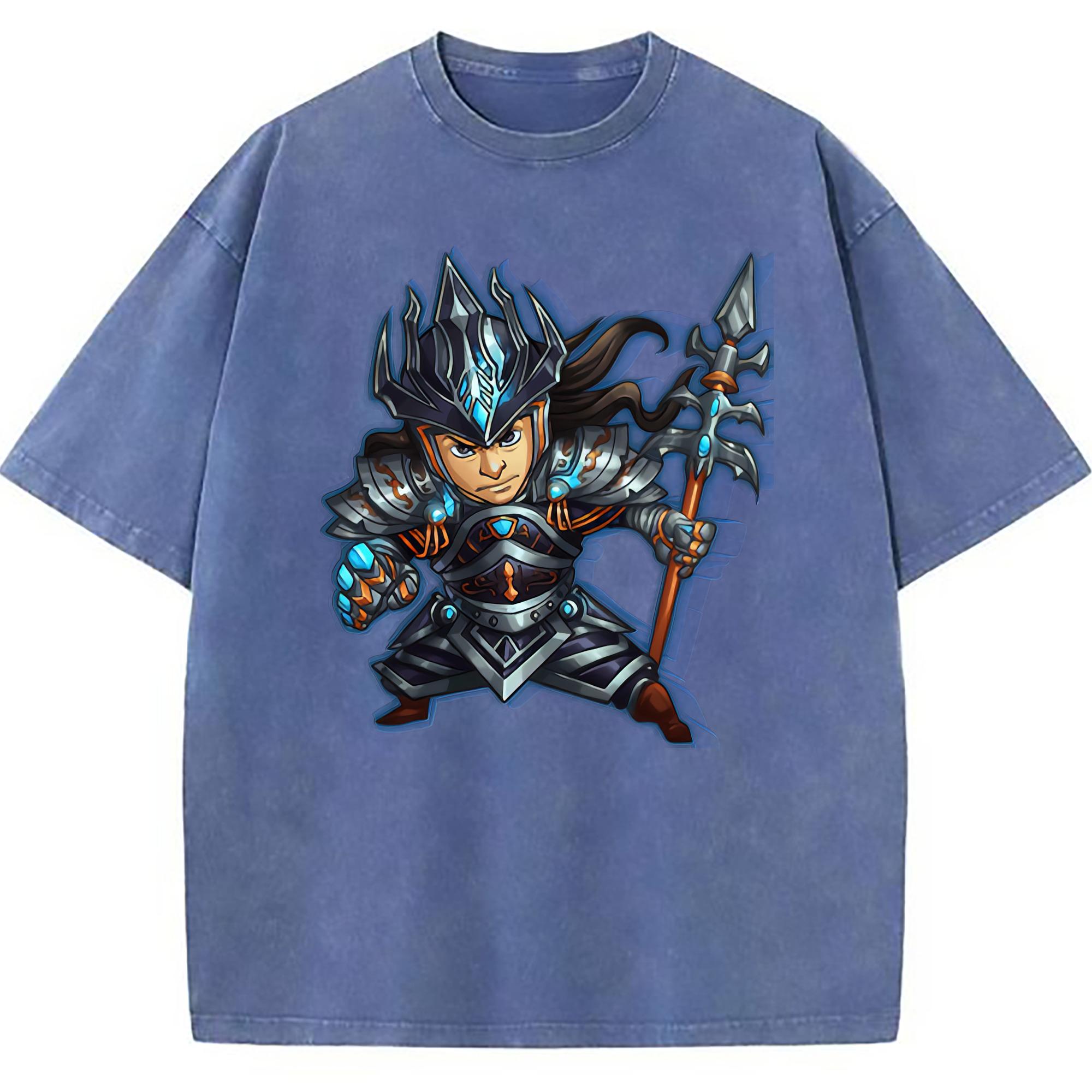 （画像用） リーグ・オブ・レジェンド League of Legends LOL 綿100% ヴィンテージ風 半袖Tシャツ（フロントプリント）