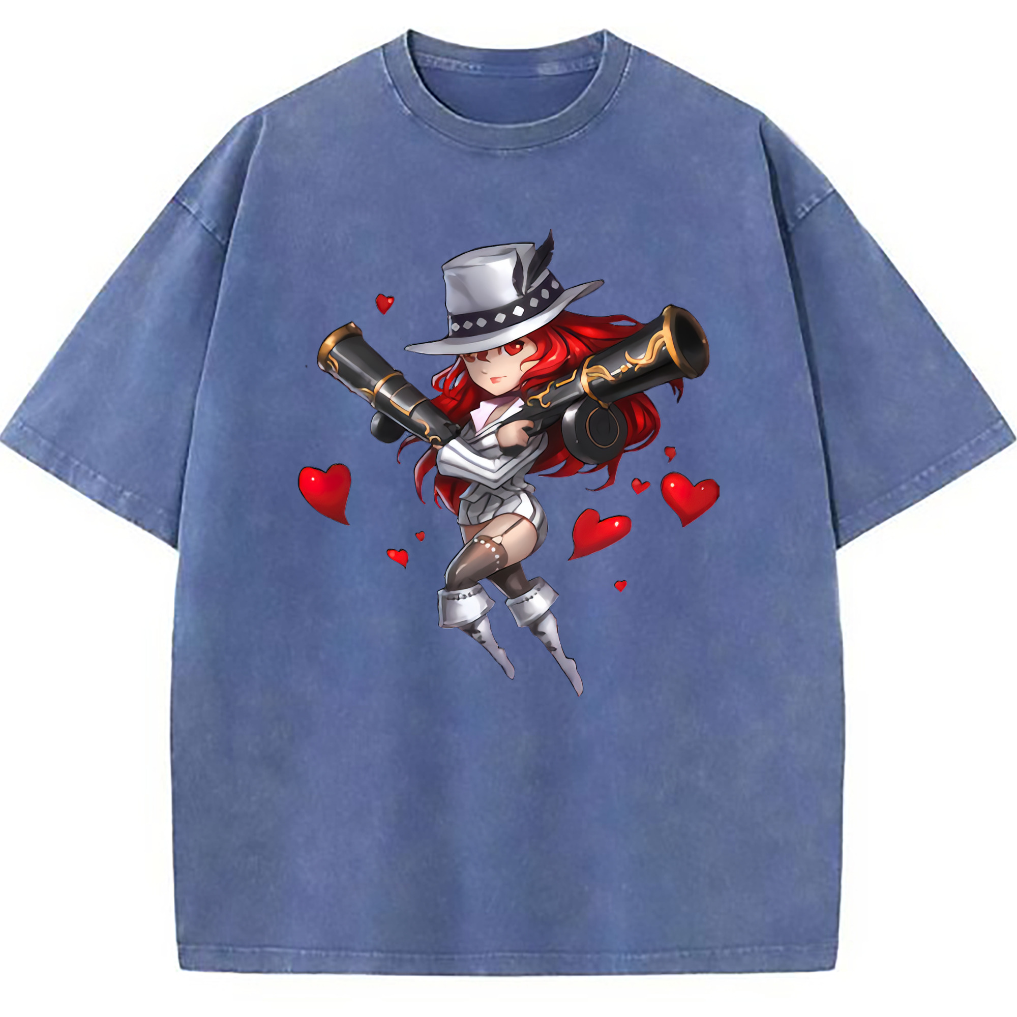 （画像用） リーグ・オブ・レジェンド League of Legends LOL 綿100% ヴィンテージ風 半袖Tシャツ（フロントプリント）