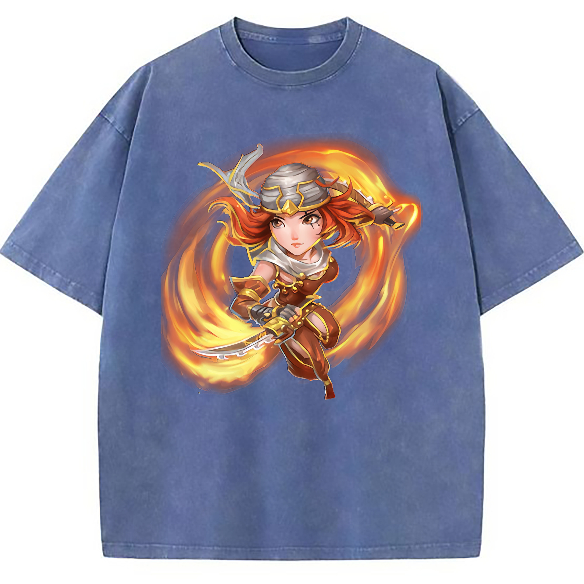 （画像用） リーグ・オブ・レジェンド League of Legends LOL 綿100% ヴィンテージ風 半袖Tシャツ（フロントプリント）