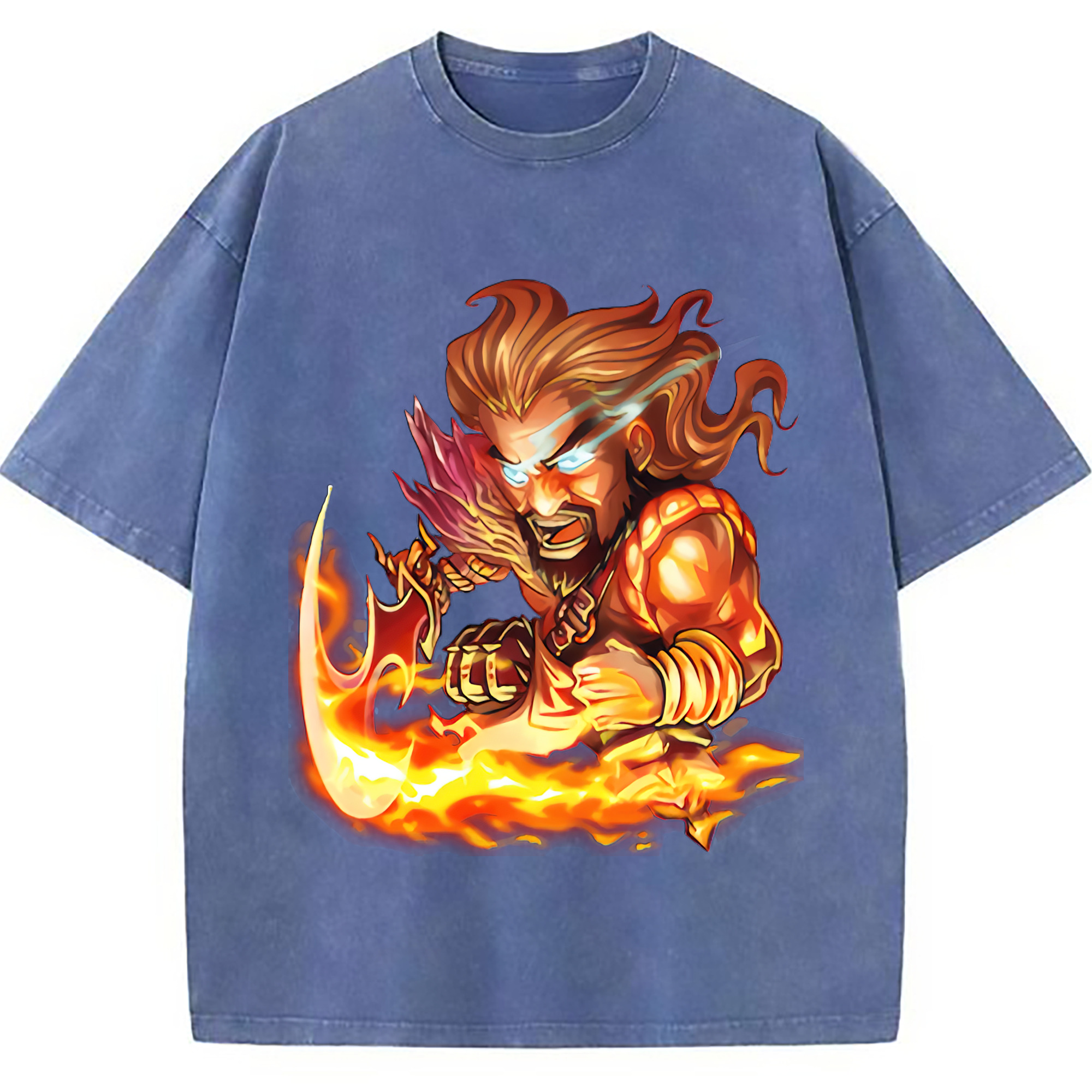 （画像用） リーグ・オブ・レジェンド League of Legends LOL 綿100% ヴィンテージ風 半袖Tシャツ（フロントプリント）