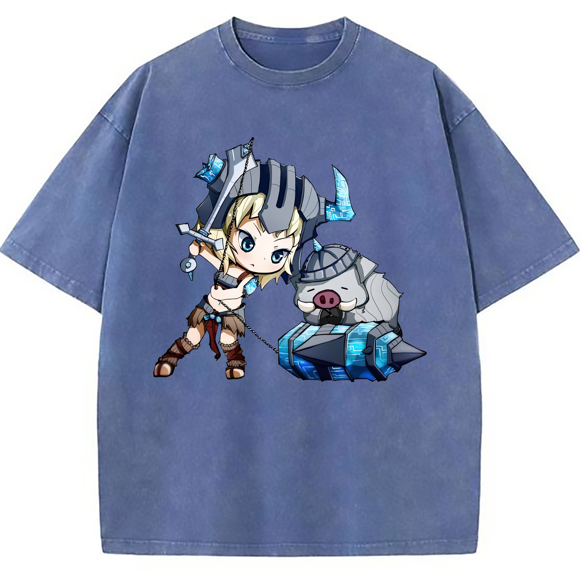 （画像用） リーグ・オブ・レジェンド League of Legends LOL 綿100% ヴィンテージ風 半袖Tシャツ（フロントプリント）