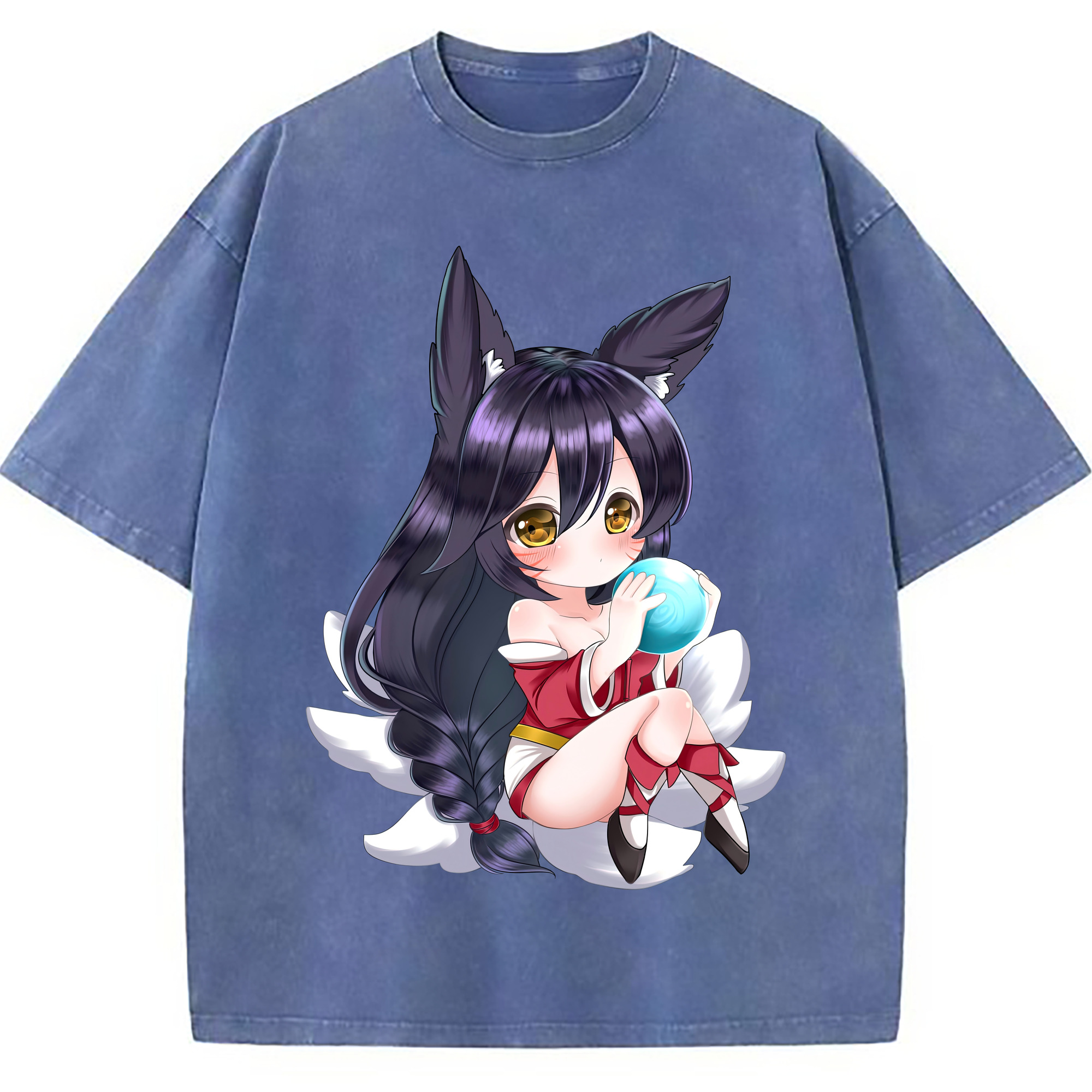 （画像用） リーグ・オブ・レジェンド League of Legends LOL 綿100% ヴィンテージ風 半袖Tシャツ（フロントプリント）