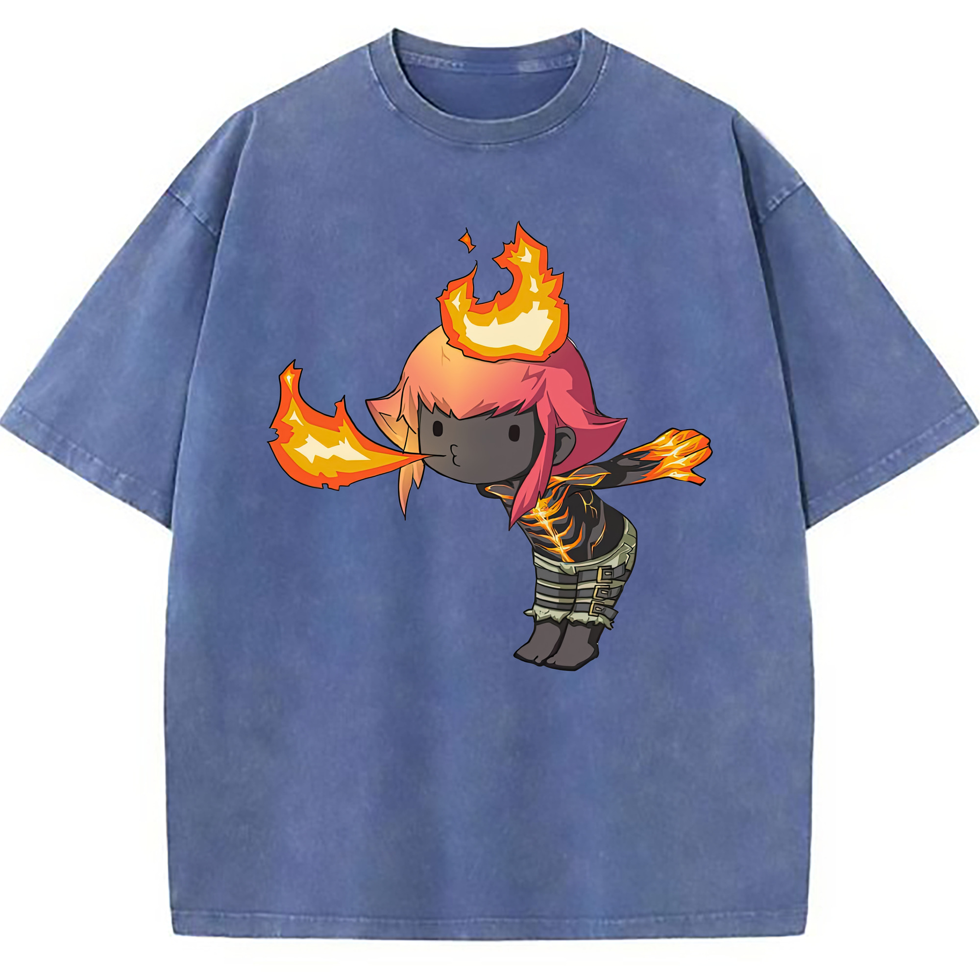 （画像用） リーグ・オブ・レジェンド League of Legends LOL 綿100% ヴィンテージ風 半袖Tシャツ（フロントプリント）