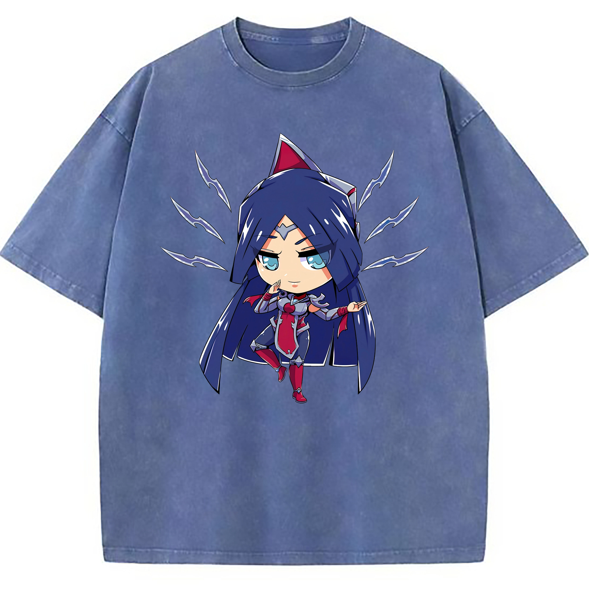 （画像用） リーグ・オブ・レジェンド League of Legends LOL 綿100% ヴィンテージ風 半袖Tシャツ（フロントプリント）
