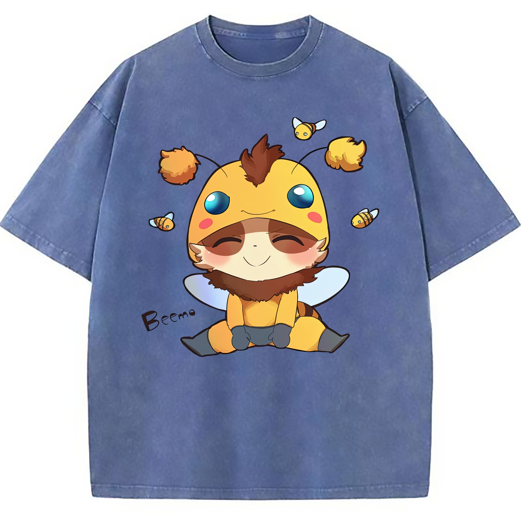 （画像用） リーグ・オブ・レジェンド League of Legends LOL 綿100% ヴィンテージ風 半袖Tシャツ（フロントプリント）