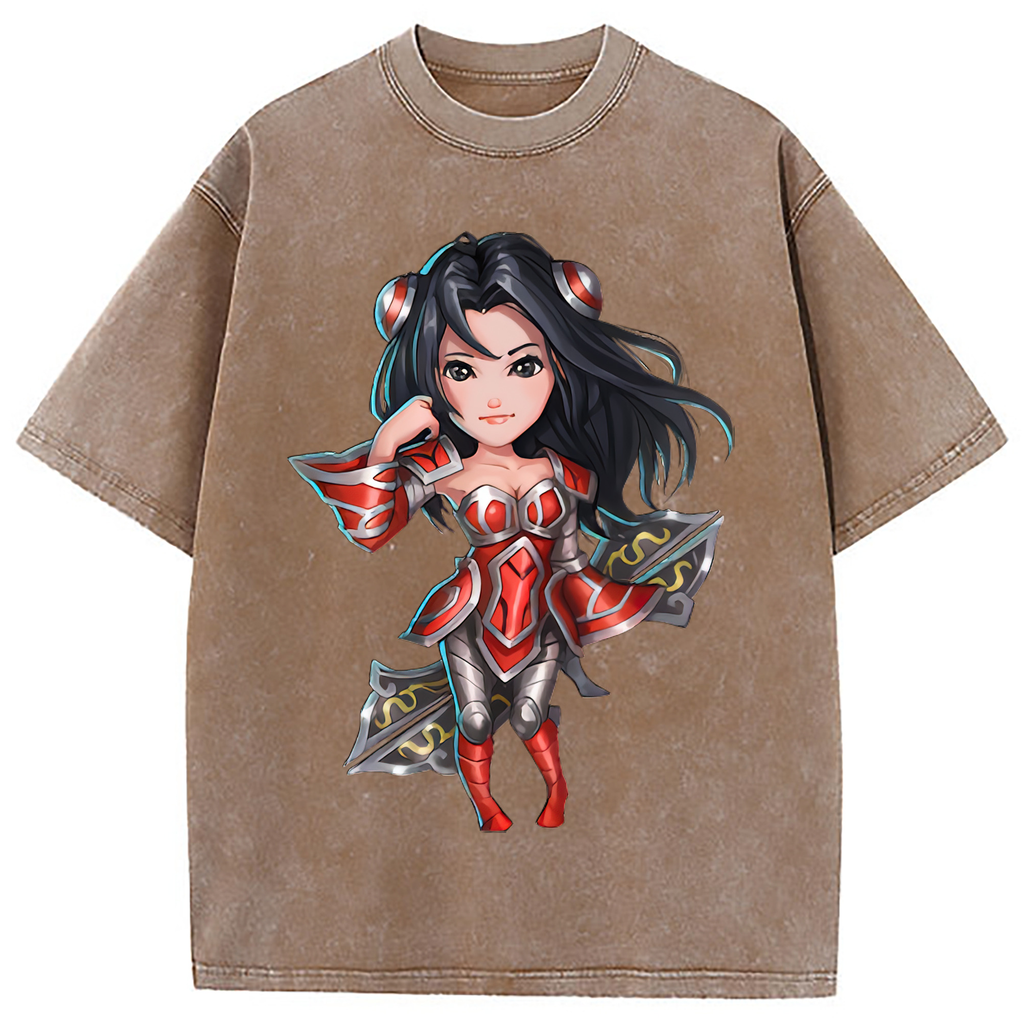 （画像用） リーグ・オブ・レジェンド League of Legends LOL 綿100% ヴィンテージ風 半袖Tシャツ（フロントプリント）