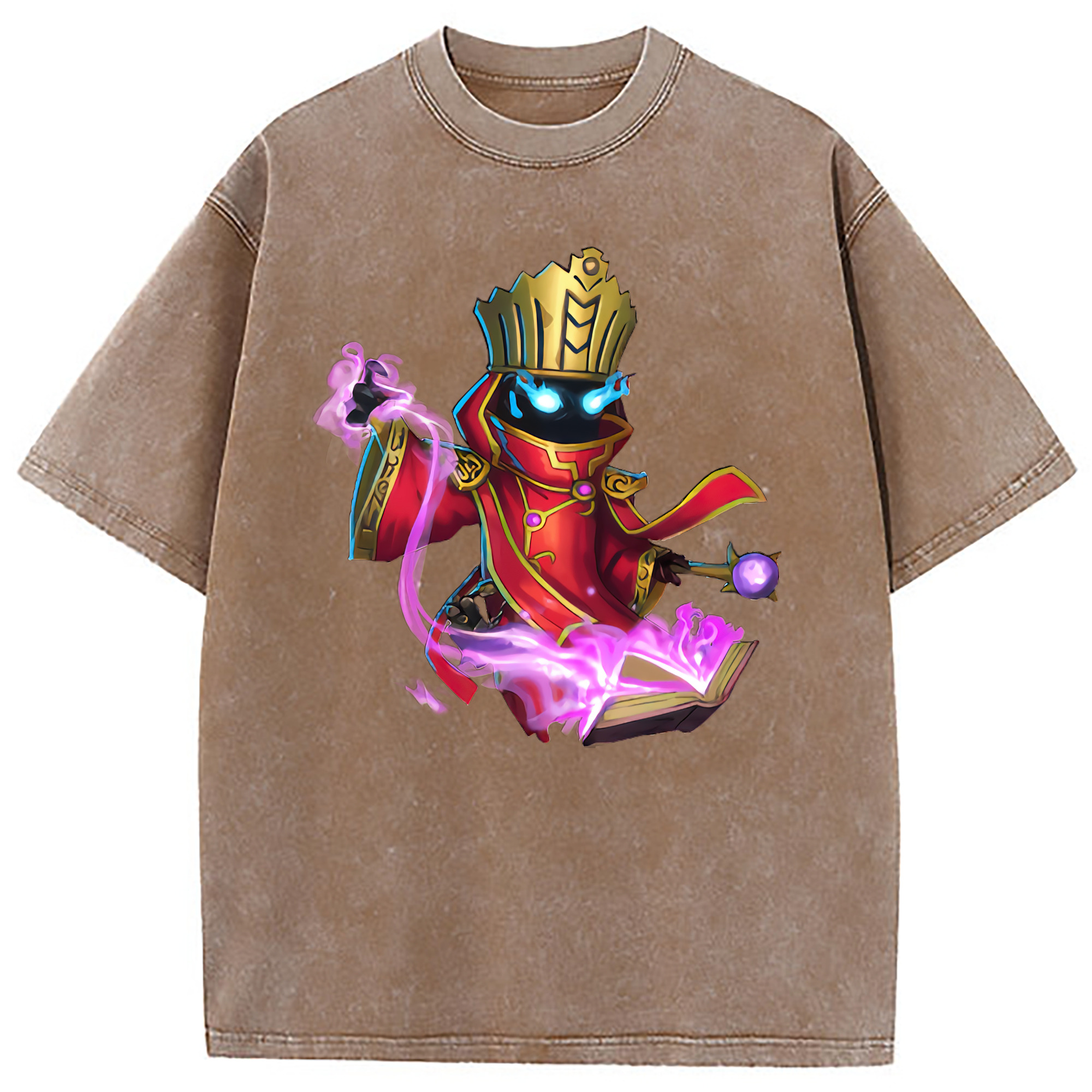 （画像用） リーグ・オブ・レジェンド League of Legends LOL 綿100% ヴィンテージ風 半袖Tシャツ（フロントプリント）