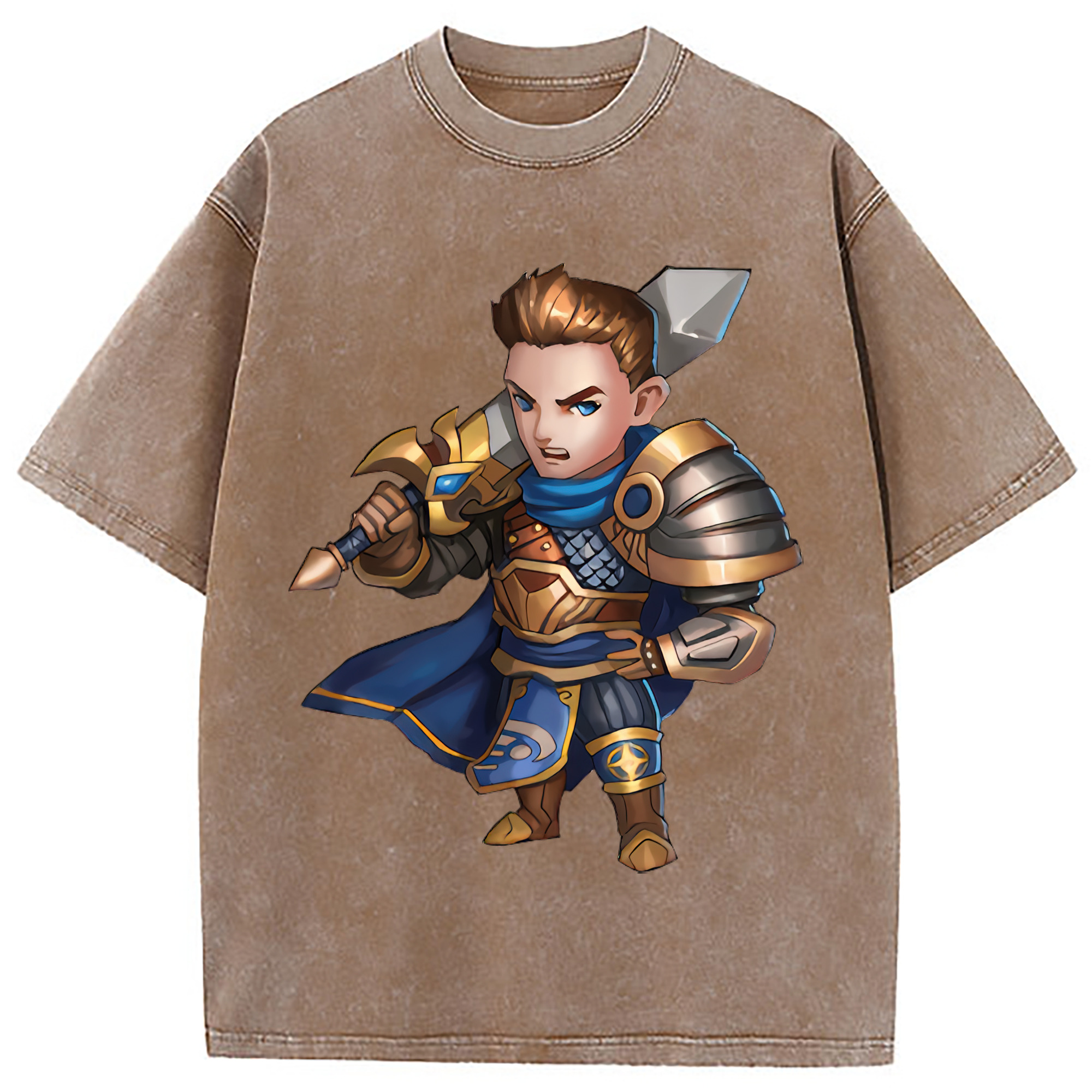 （画像用） リーグ・オブ・レジェンド League of Legends LOL 綿100% ヴィンテージ風 半袖Tシャツ（フロントプリント）