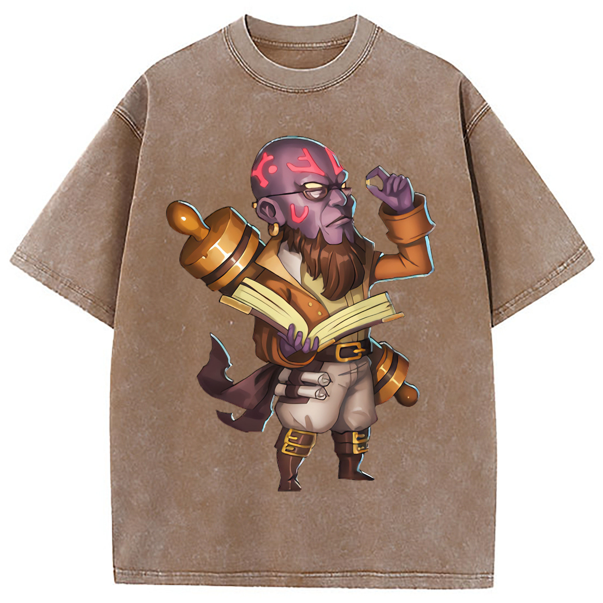 （画像用） リーグ・オブ・レジェンド League of Legends LOL 綿100% ヴィンテージ風 半袖Tシャツ（フロントプリント）