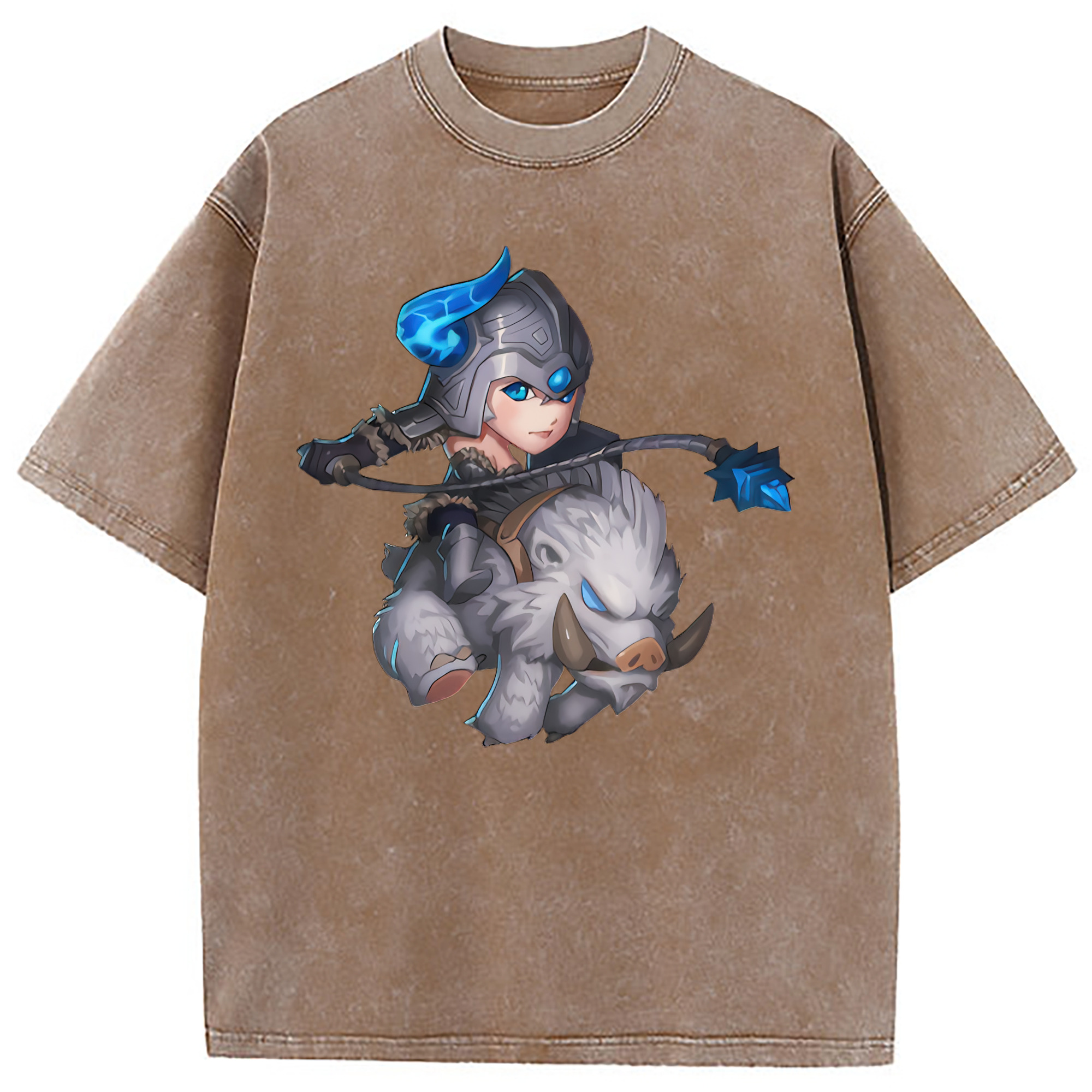 （画像用） リーグ・オブ・レジェンド League of Legends LOL 綿100% ヴィンテージ風 半袖Tシャツ（フロントプリント）