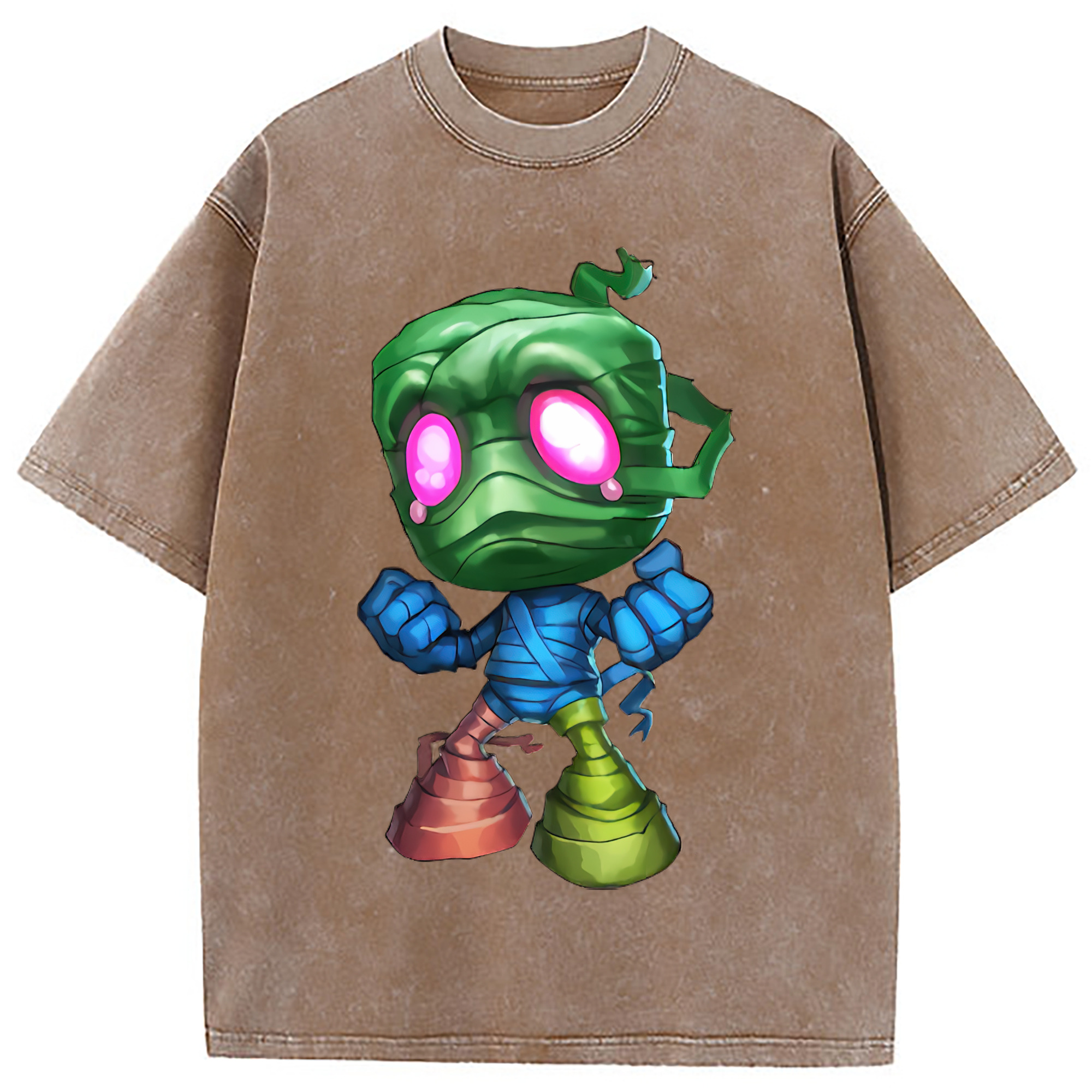 （画像用） リーグ・オブ・レジェンド League of Legends LOL 綿100% ヴィンテージ風 半袖Tシャツ（フロントプリント）