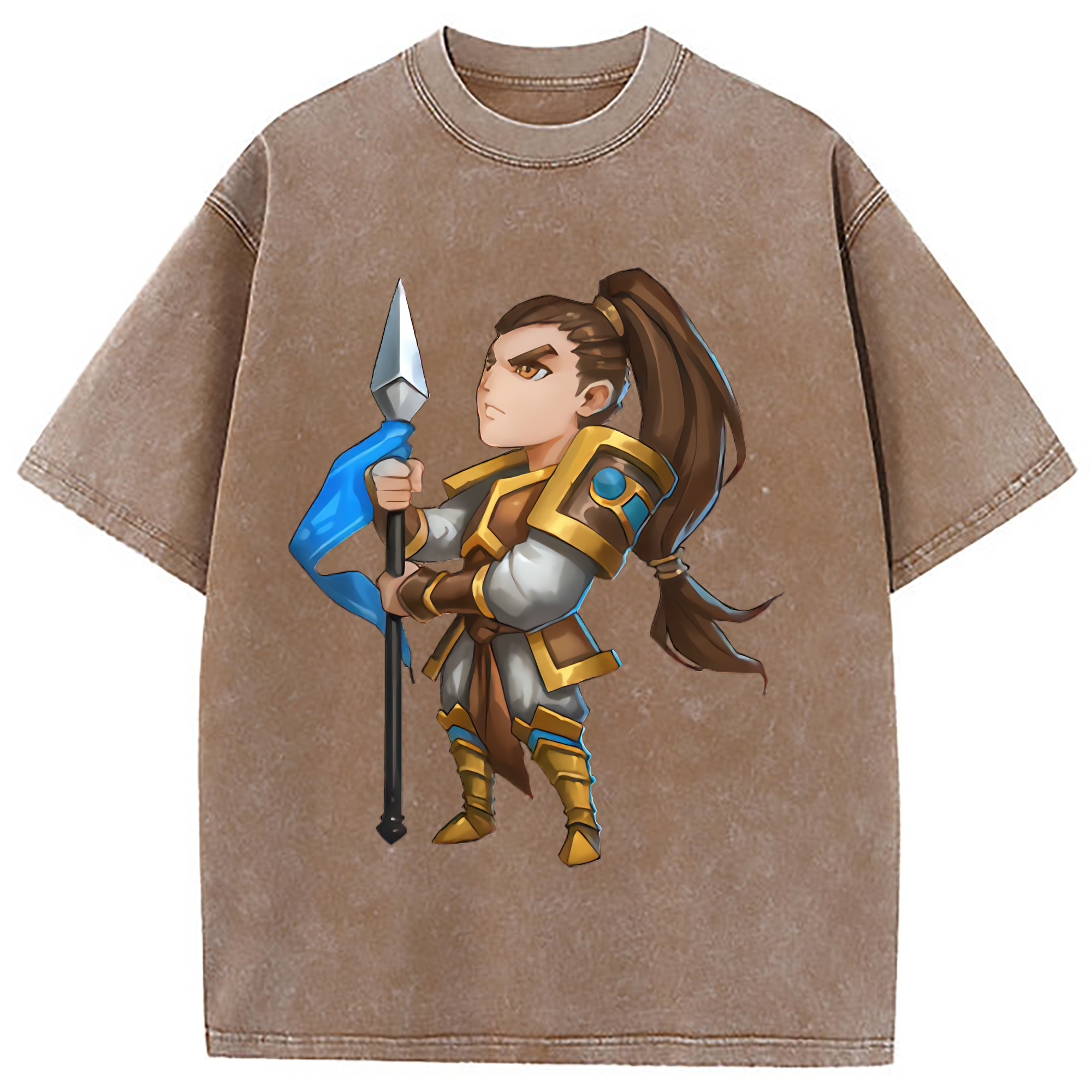 （画像用） リーグ・オブ・レジェンド League of Legends LOL 綿100% ヴィンテージ風 半袖Tシャツ（フロントプリント）