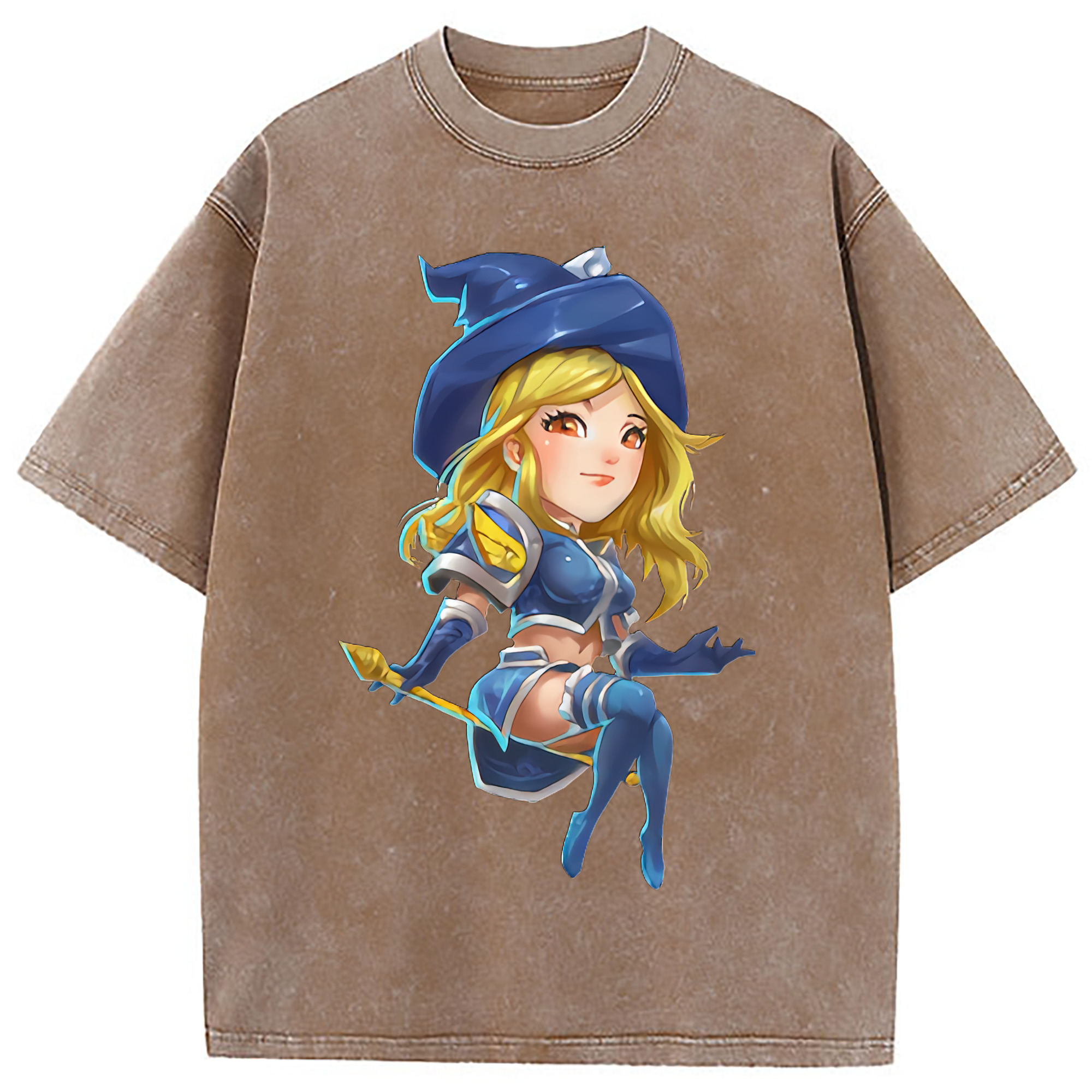 （画像用） リーグ・オブ・レジェンド League of Legends LOL 綿100% ヴィンテージ風 半袖Tシャツ（フロントプリント）