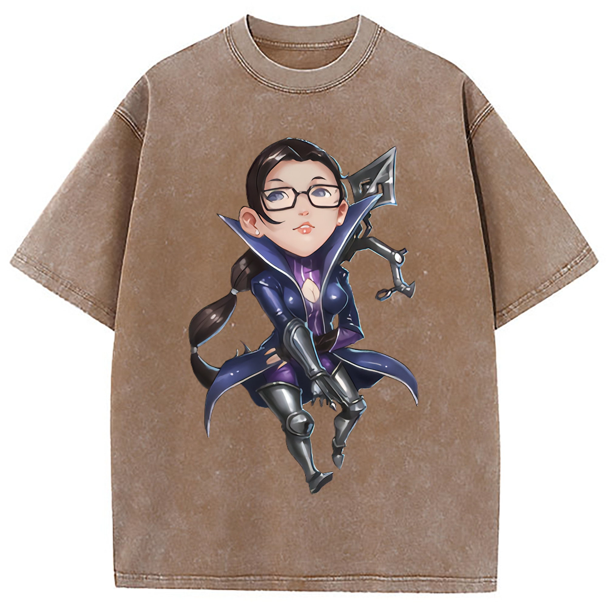 （画像用） リーグ・オブ・レジェンド League of Legends LOL 綿100% ヴィンテージ風 半袖Tシャツ（フロントプリント）