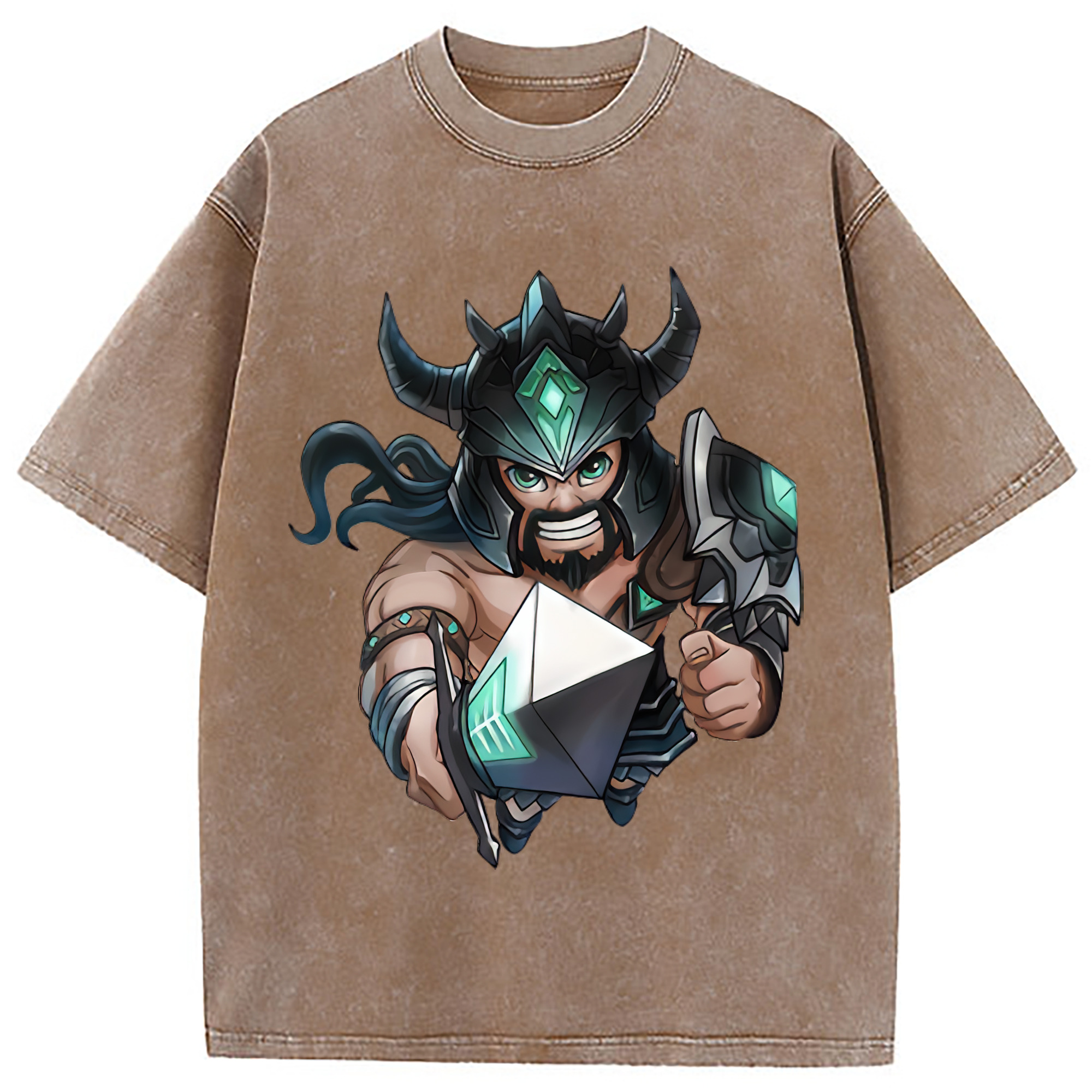 （画像用） リーグ・オブ・レジェンド League of Legends LOL 綿100% ヴィンテージ風 半袖Tシャツ（フロントプリント）