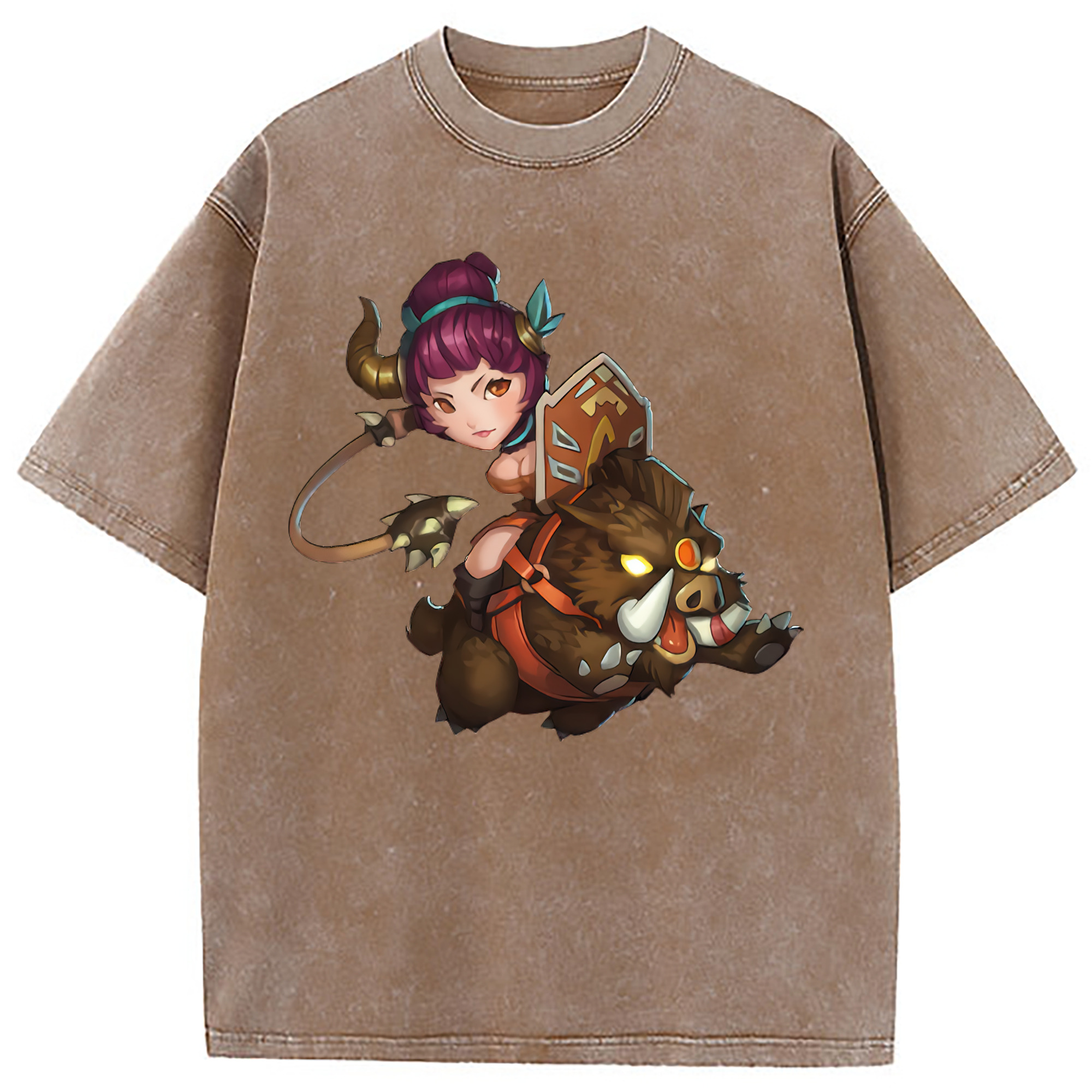 （画像用） リーグ・オブ・レジェンド League of Legends LOL 綿100% ヴィンテージ風 半袖Tシャツ（フロントプリント）