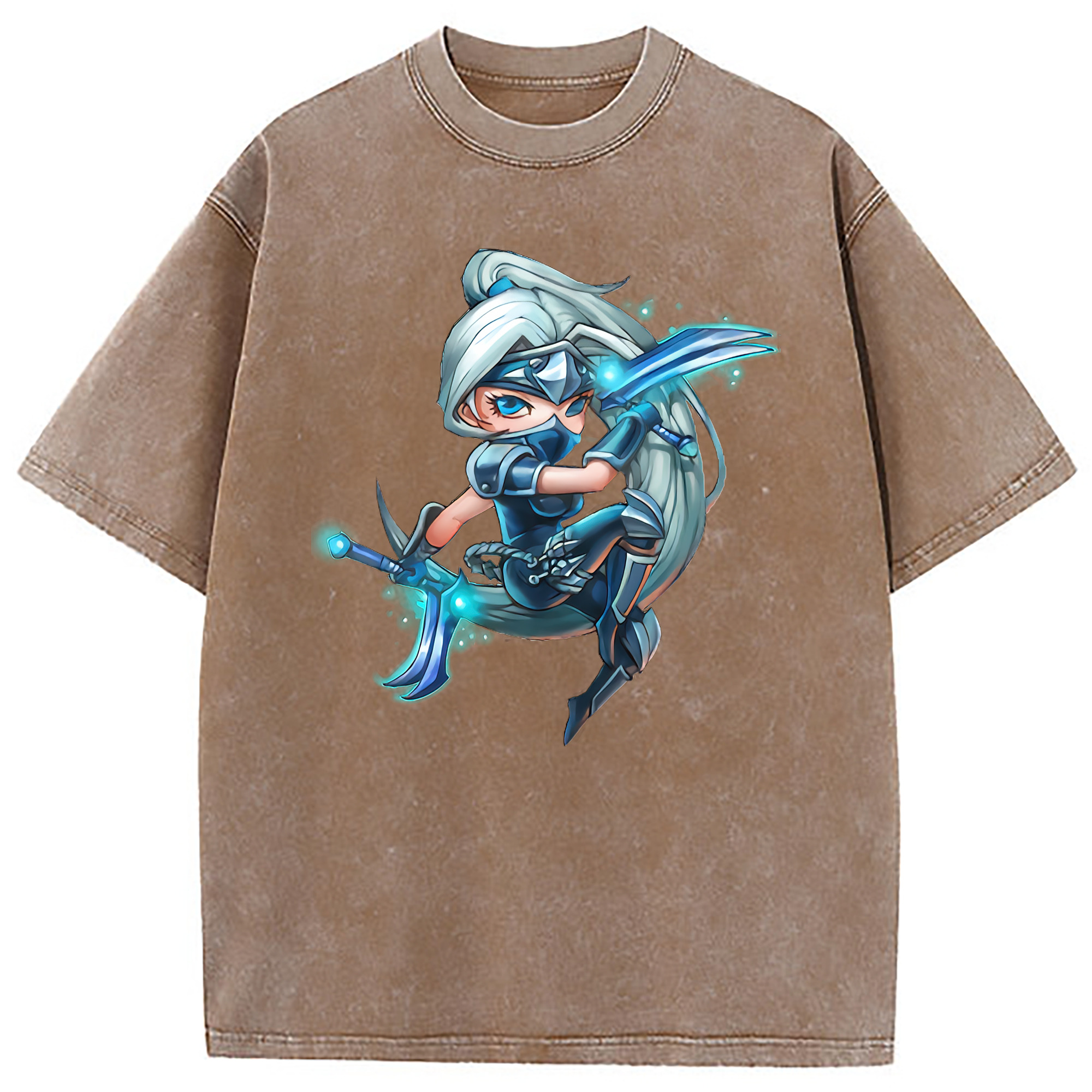 （画像用） リーグ・オブ・レジェンド League of Legends LOL 綿100% ヴィンテージ風 半袖Tシャツ（フロントプリント）