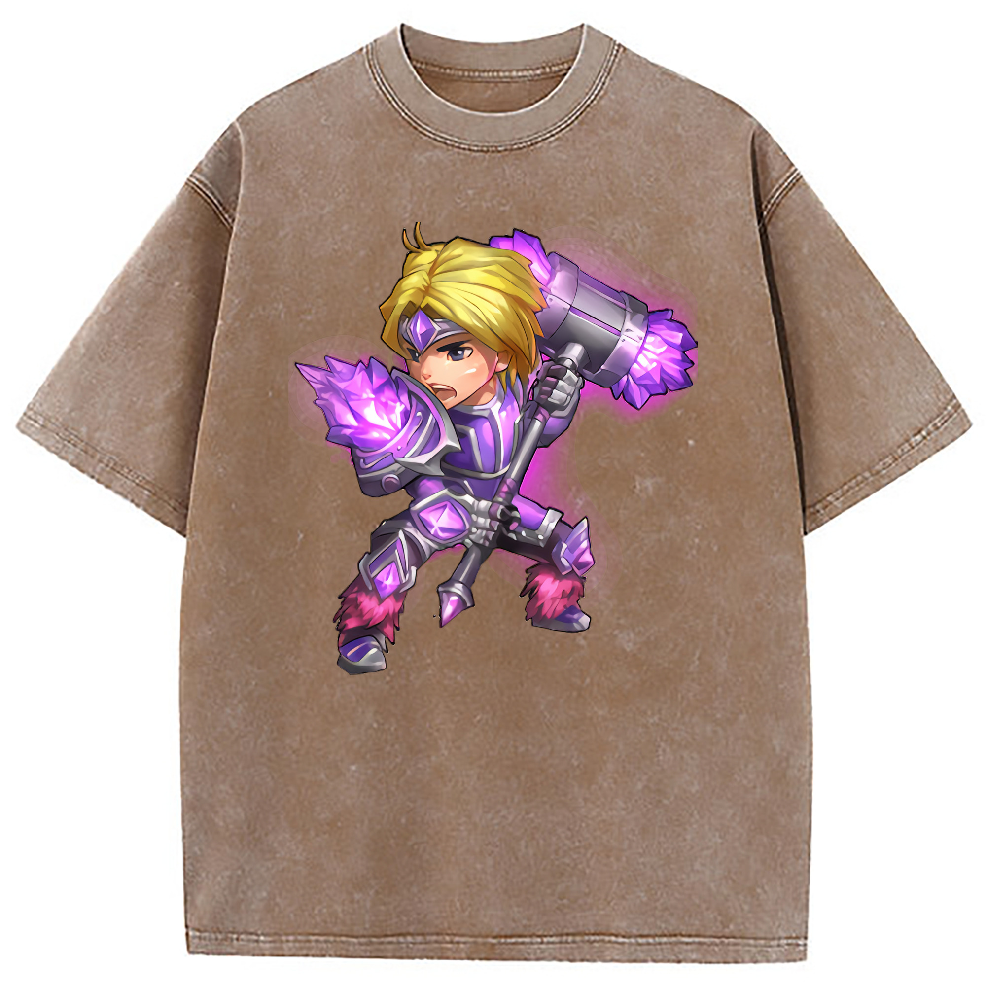 （画像用） リーグ・オブ・レジェンド League of Legends LOL 綿100% ヴィンテージ風 半袖Tシャツ（フロントプリント）