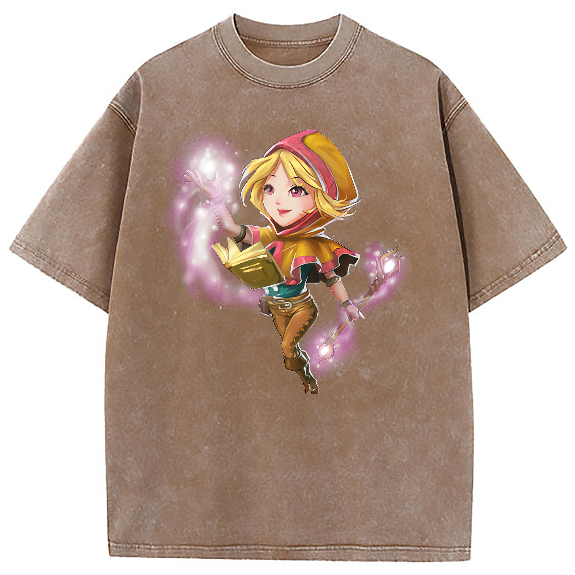 （画像用） リーグ・オブ・レジェンド League of Legends LOL 綿100% ヴィンテージ風 半袖Tシャツ（フロントプリント）
