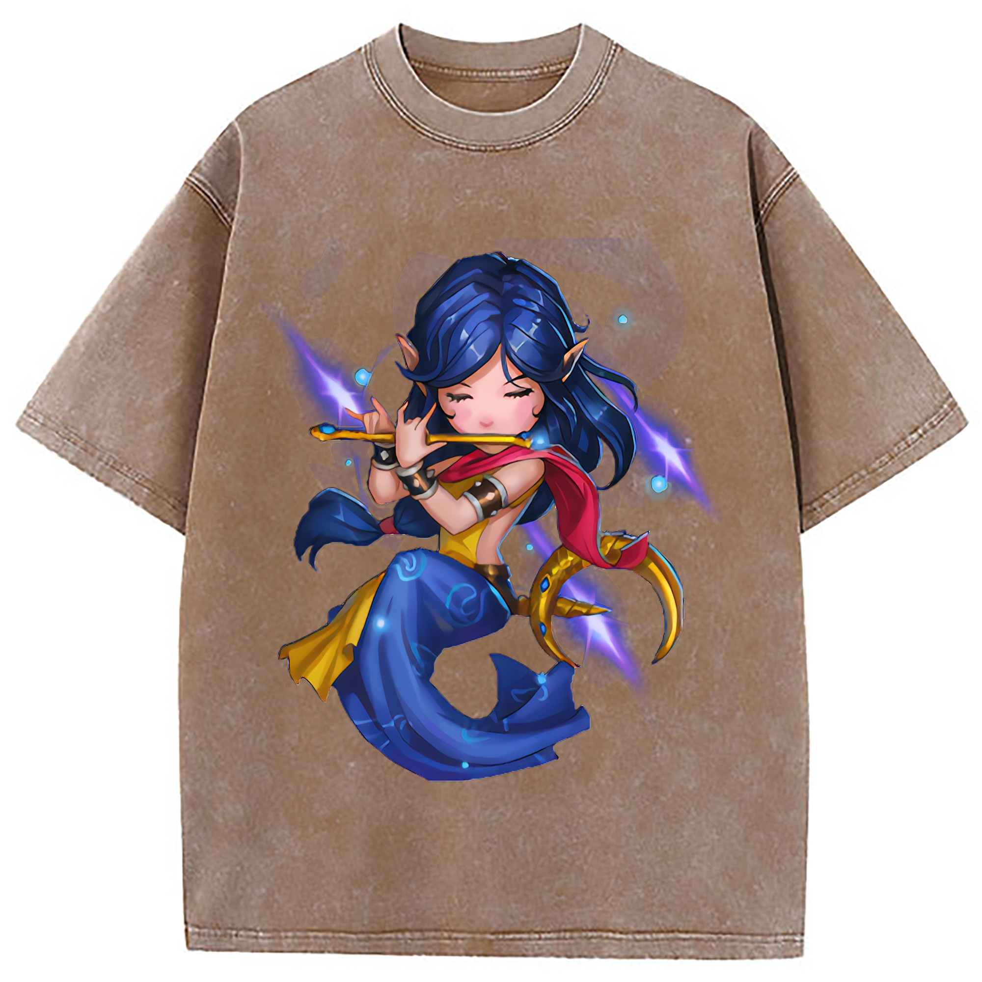 （画像用） リーグ・オブ・レジェンド League of Legends LOL 綿100% ヴィンテージ風 半袖Tシャツ（フロントプリント）