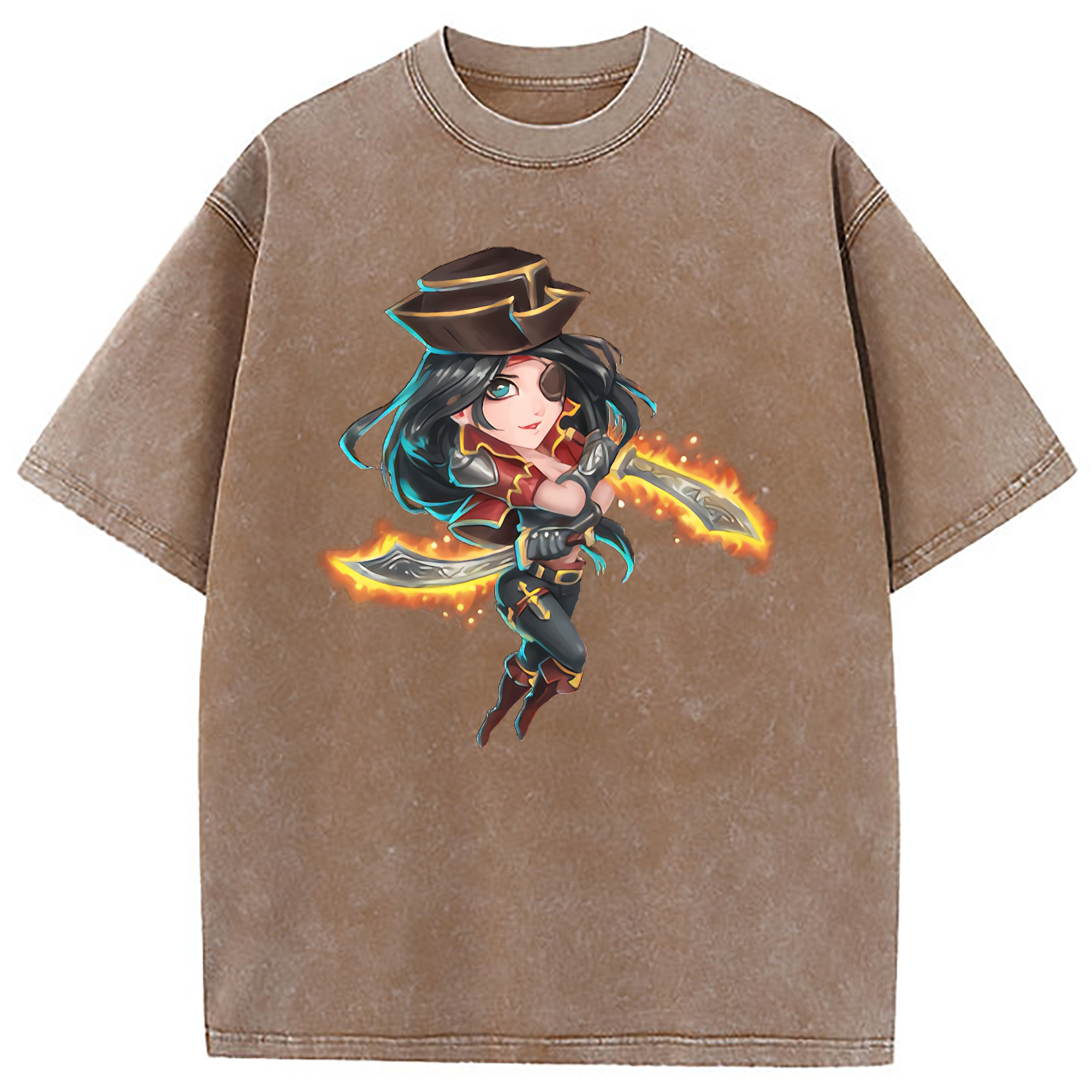（画像用） リーグ・オブ・レジェンド League of Legends LOL 綿100% ヴィンテージ風 半袖Tシャツ（フロントプリント）