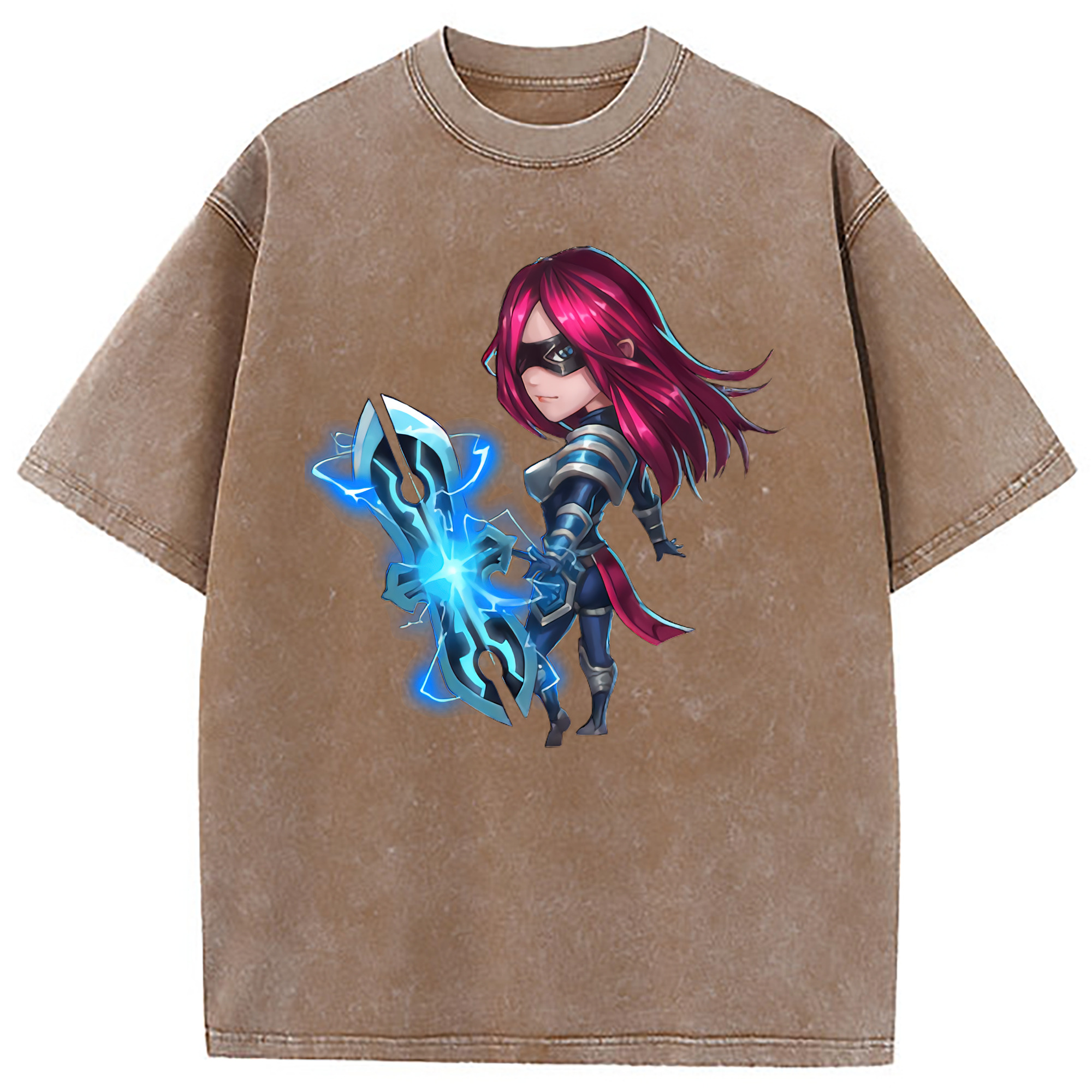（画像用） リーグ・オブ・レジェンド League of Legends LOL 綿100% ヴィンテージ風 半袖Tシャツ（フロントプリント）