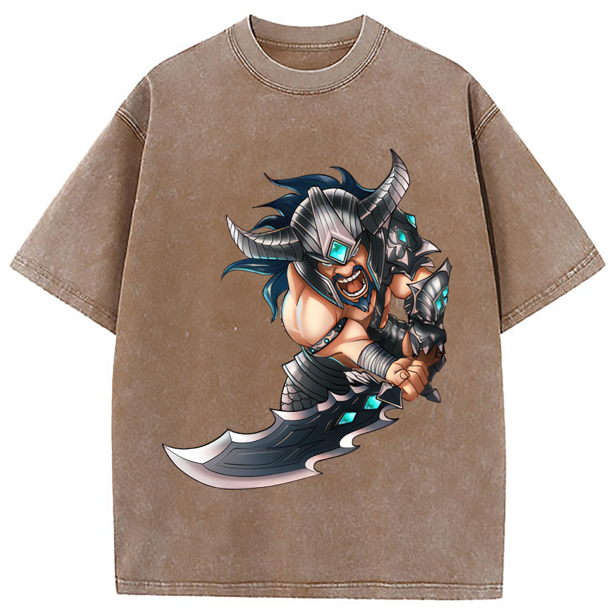 （画像用） リーグ・オブ・レジェンド League of Legends LOL 綿100% ヴィンテージ風 半袖Tシャツ（フロントプリント）