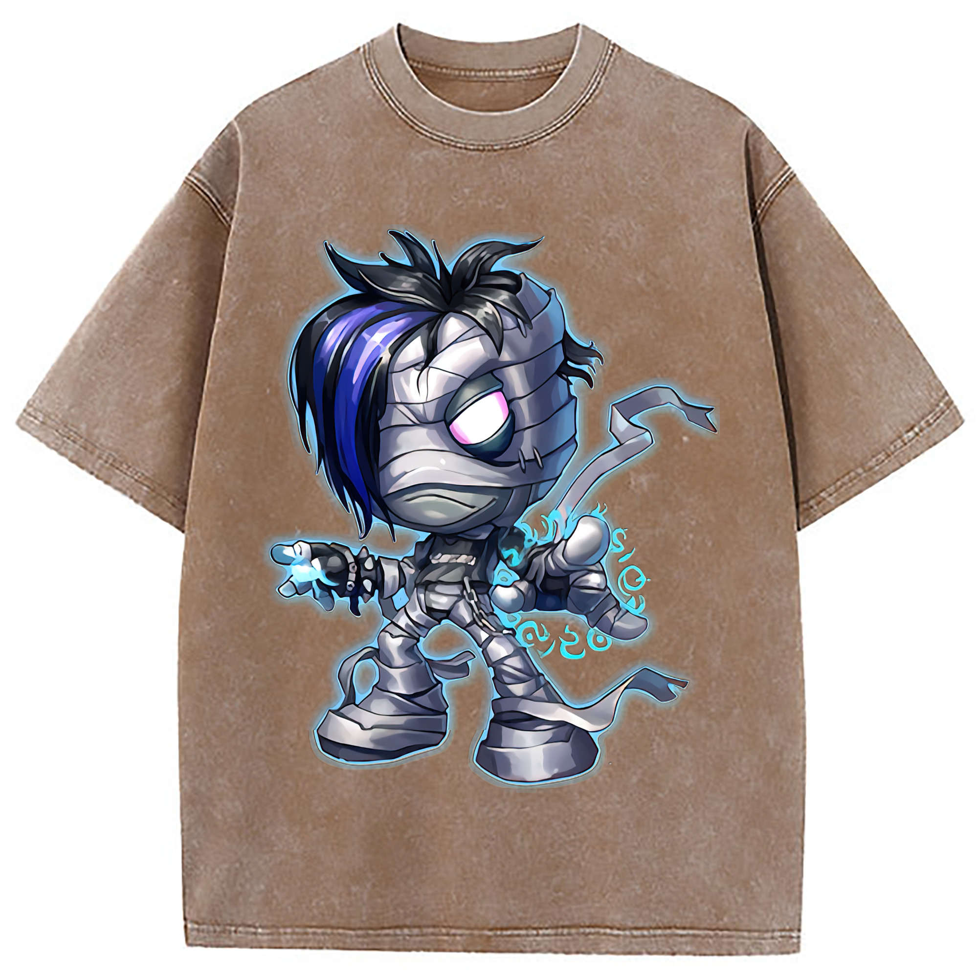 （画像用） リーグ・オブ・レジェンド League of Legends LOL 綿100% ヴィンテージ風 半袖Tシャツ（フロントプリント）