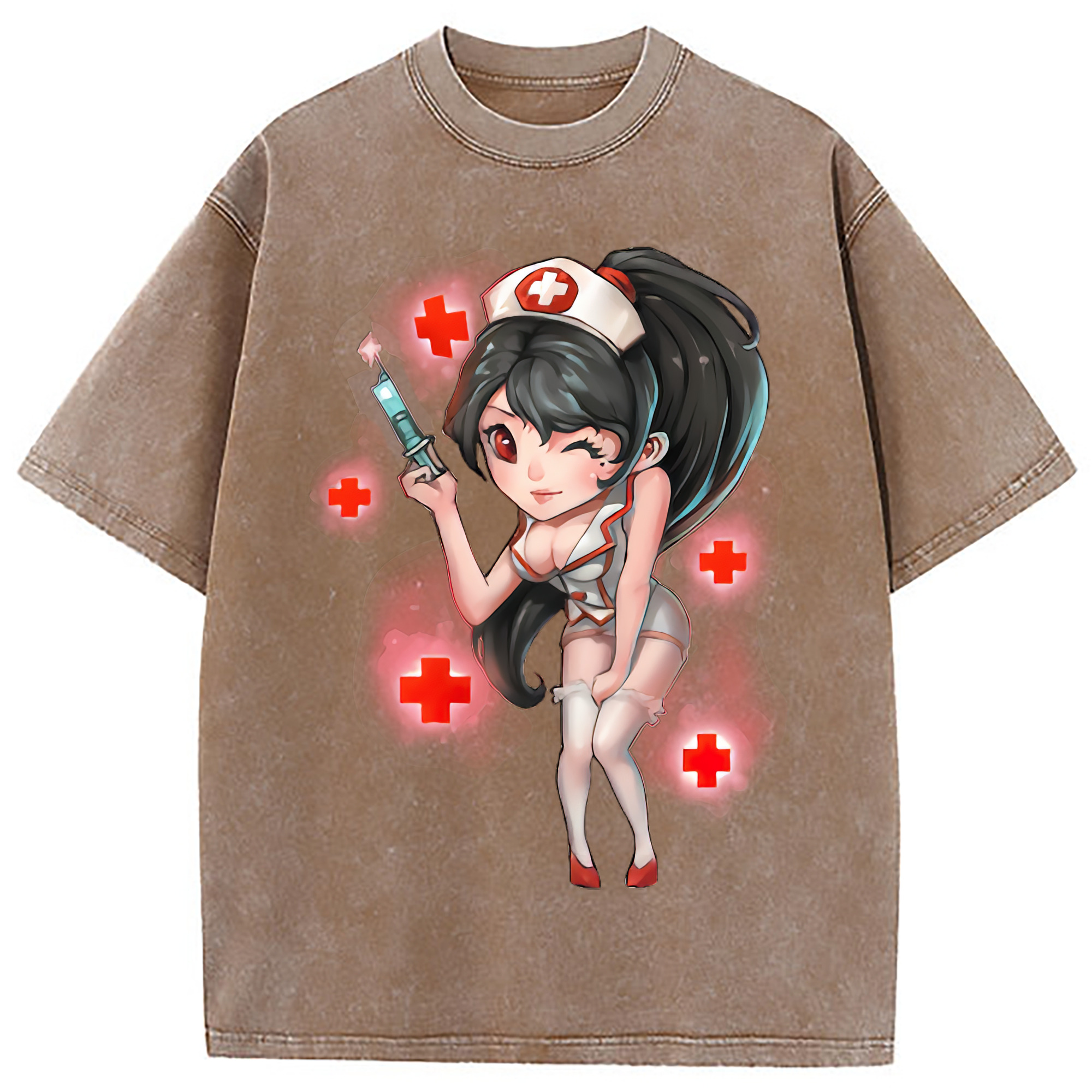 （画像用） リーグ・オブ・レジェンド League of Legends LOL 綿100% ヴィンテージ風 半袖Tシャツ（フロントプリント）