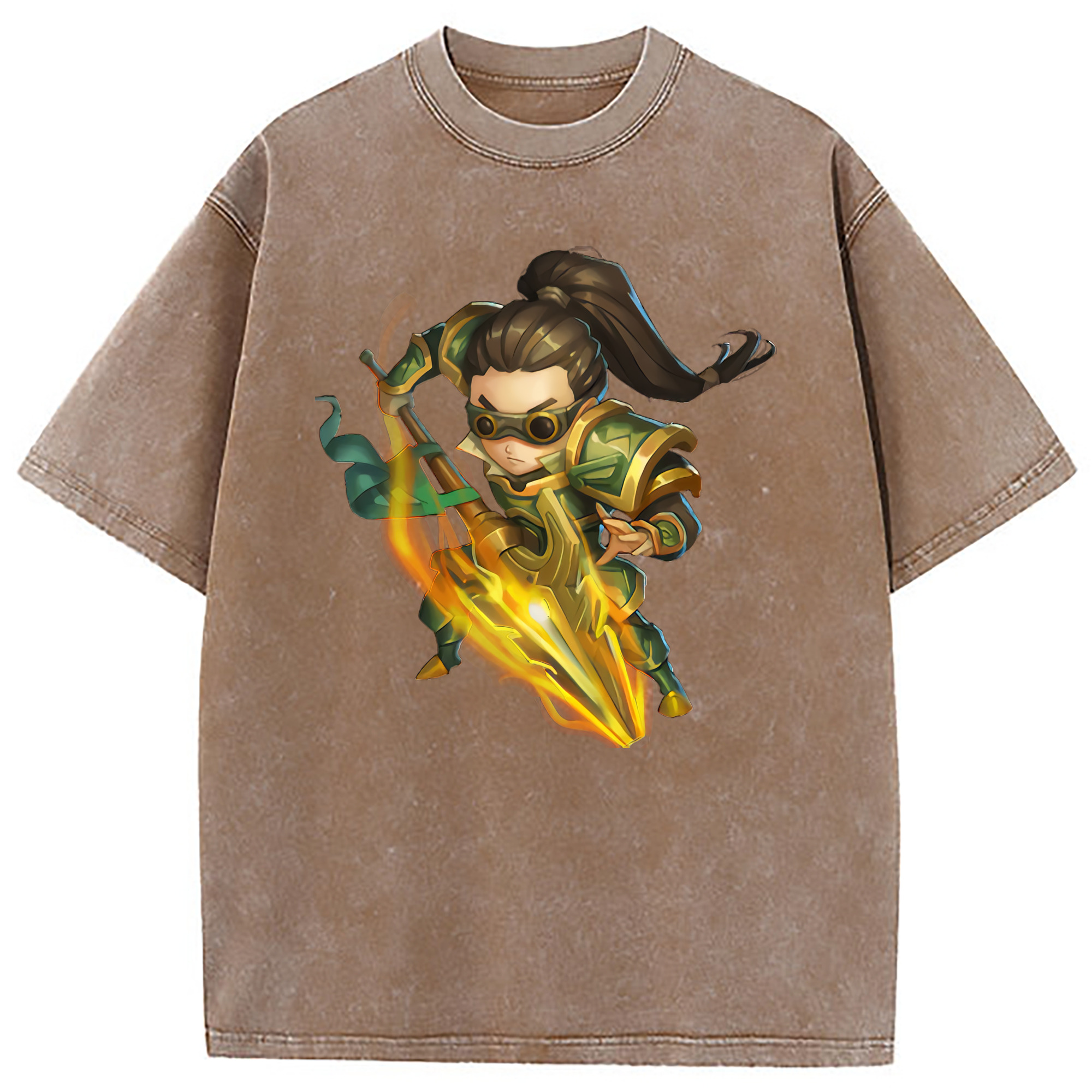（画像用） リーグ・オブ・レジェンド League of Legends LOL 綿100% ヴィンテージ風 半袖Tシャツ（フロントプリント）