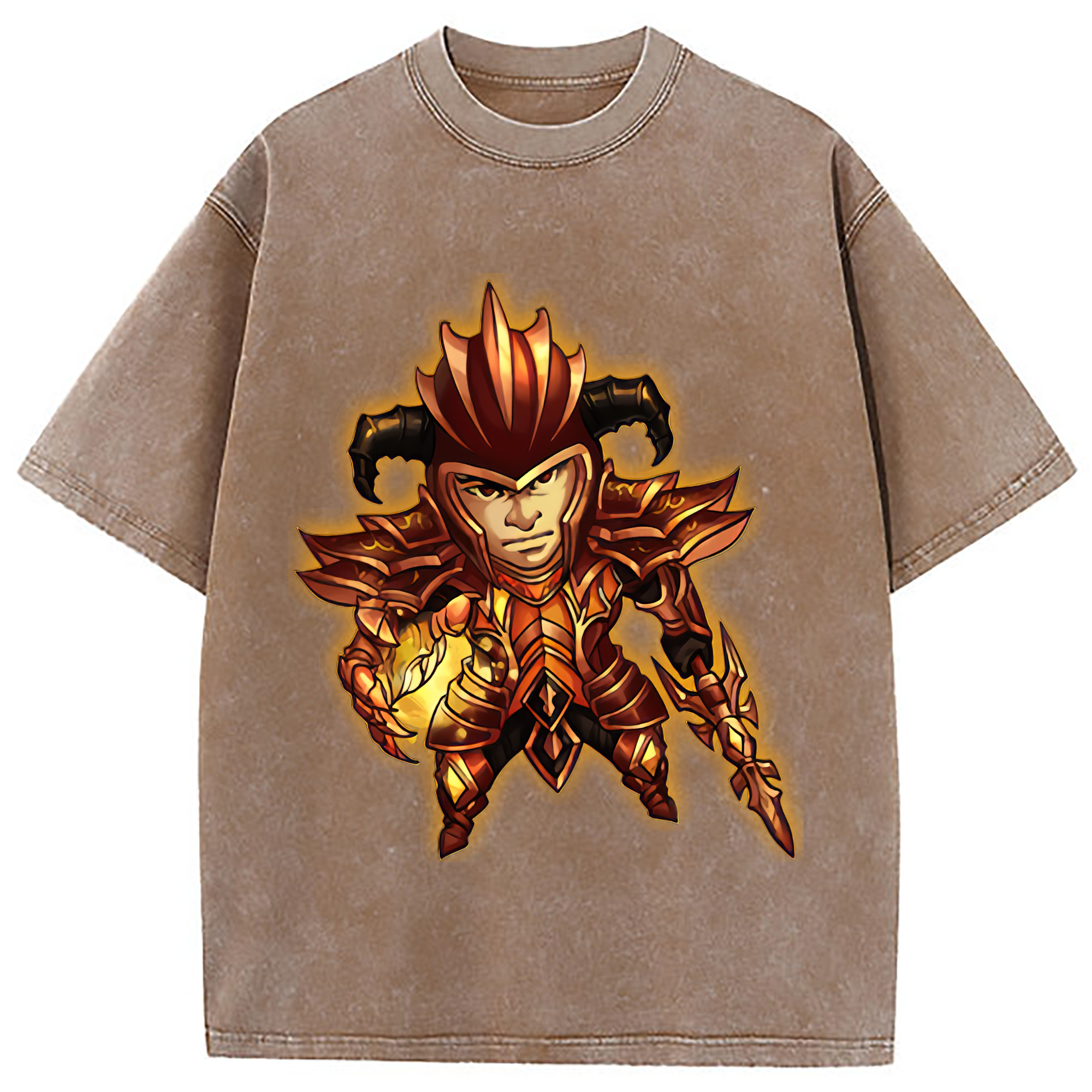 （画像用） リーグ・オブ・レジェンド League of Legends LOL 綿100% ヴィンテージ風 半袖Tシャツ（フロントプリント）
