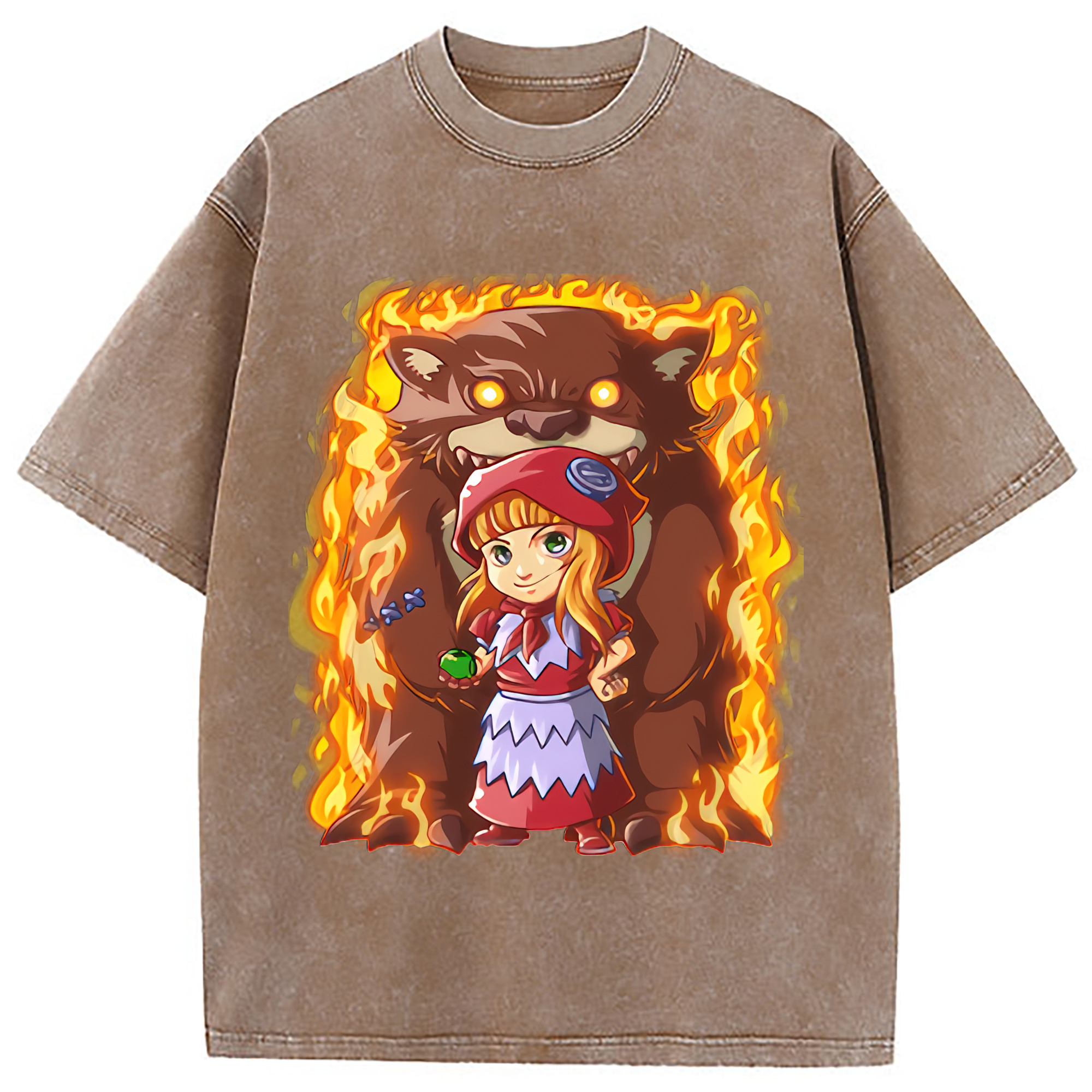 （画像用） リーグ・オブ・レジェンド League of Legends LOL 綿100% ヴィンテージ風 半袖Tシャツ（フロントプリント）