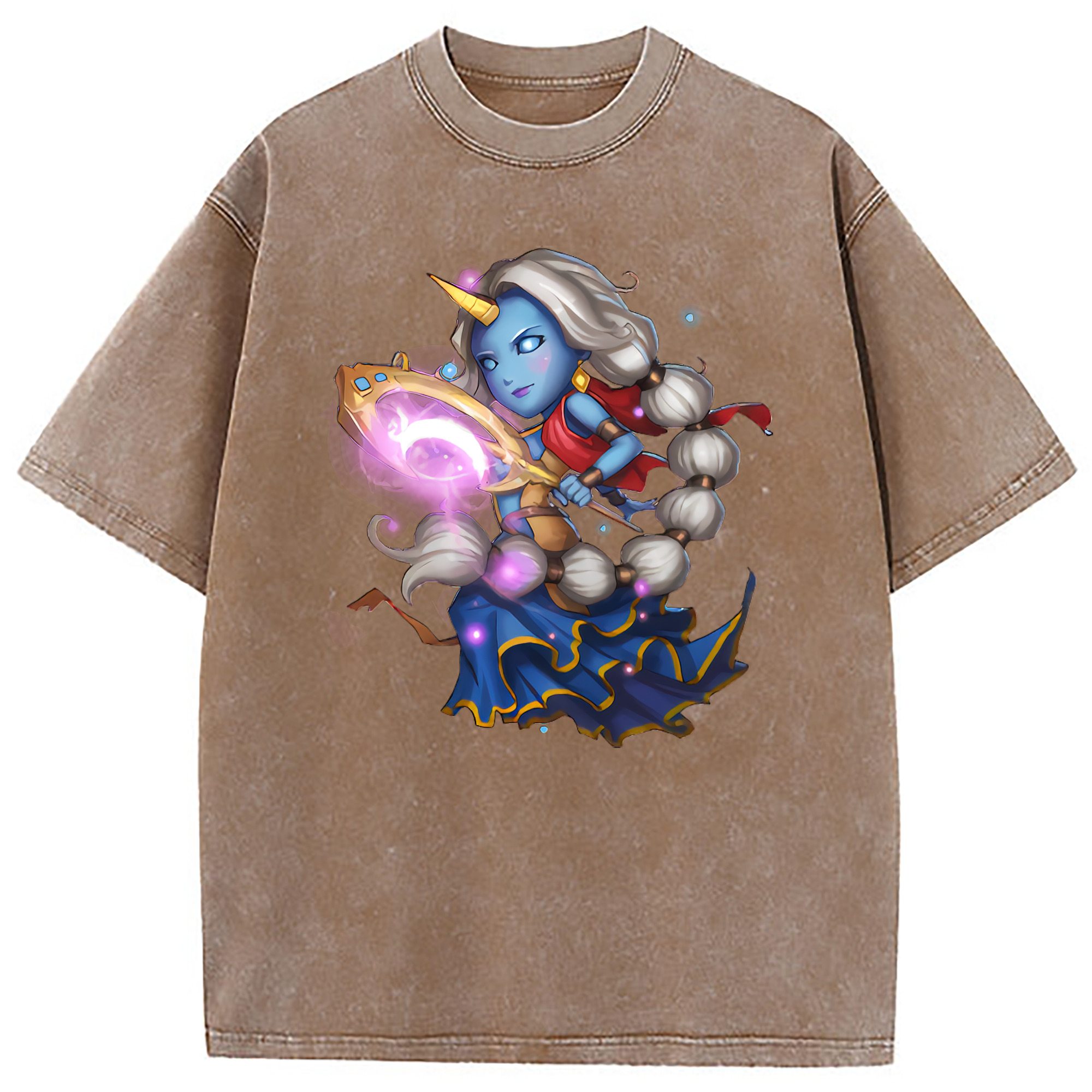 （画像用） リーグ・オブ・レジェンド League of Legends LOL 綿100% ヴィンテージ風 半袖Tシャツ（フロントプリント）